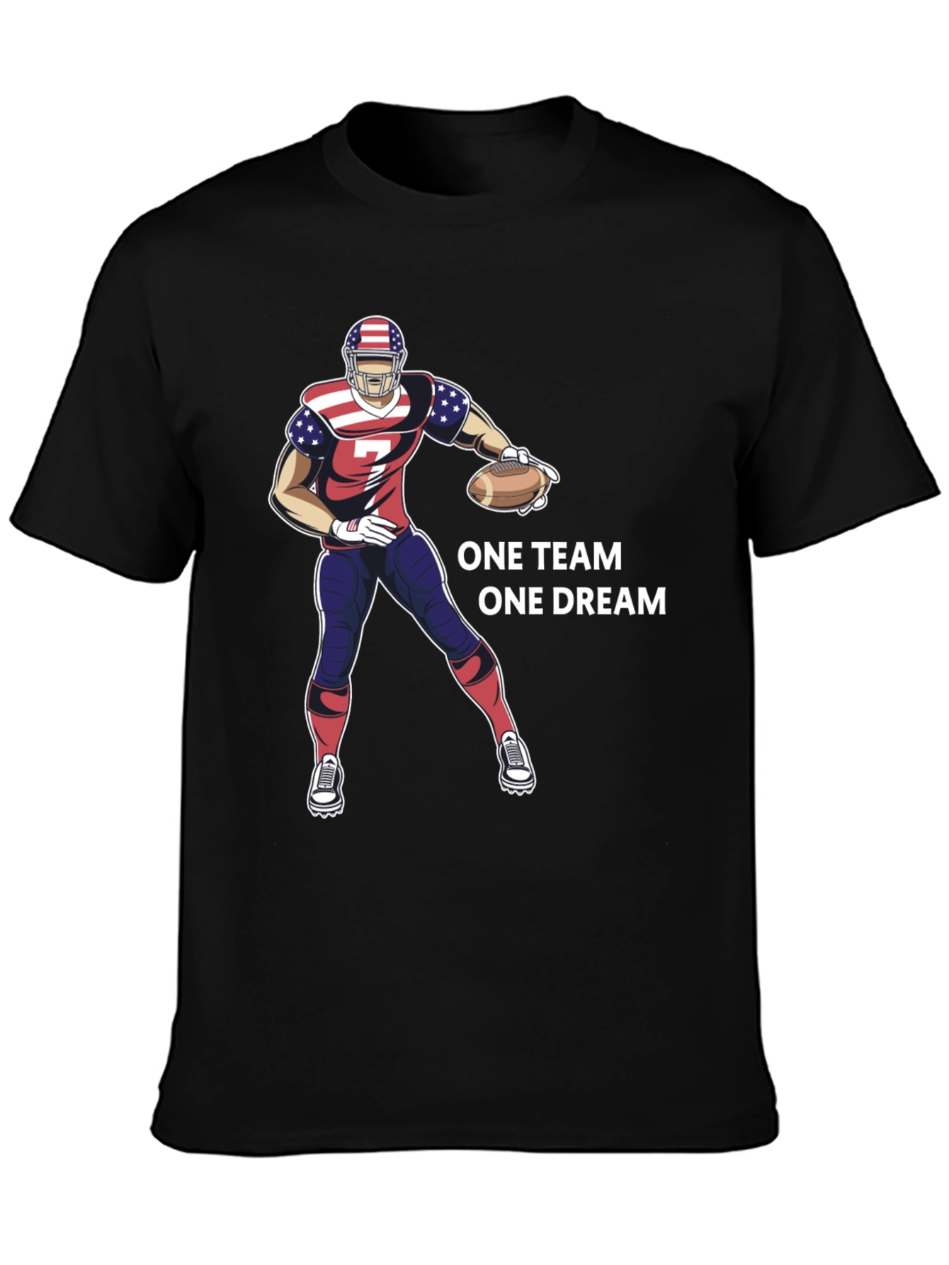 American Football T-Shirt - One Team One Dream
