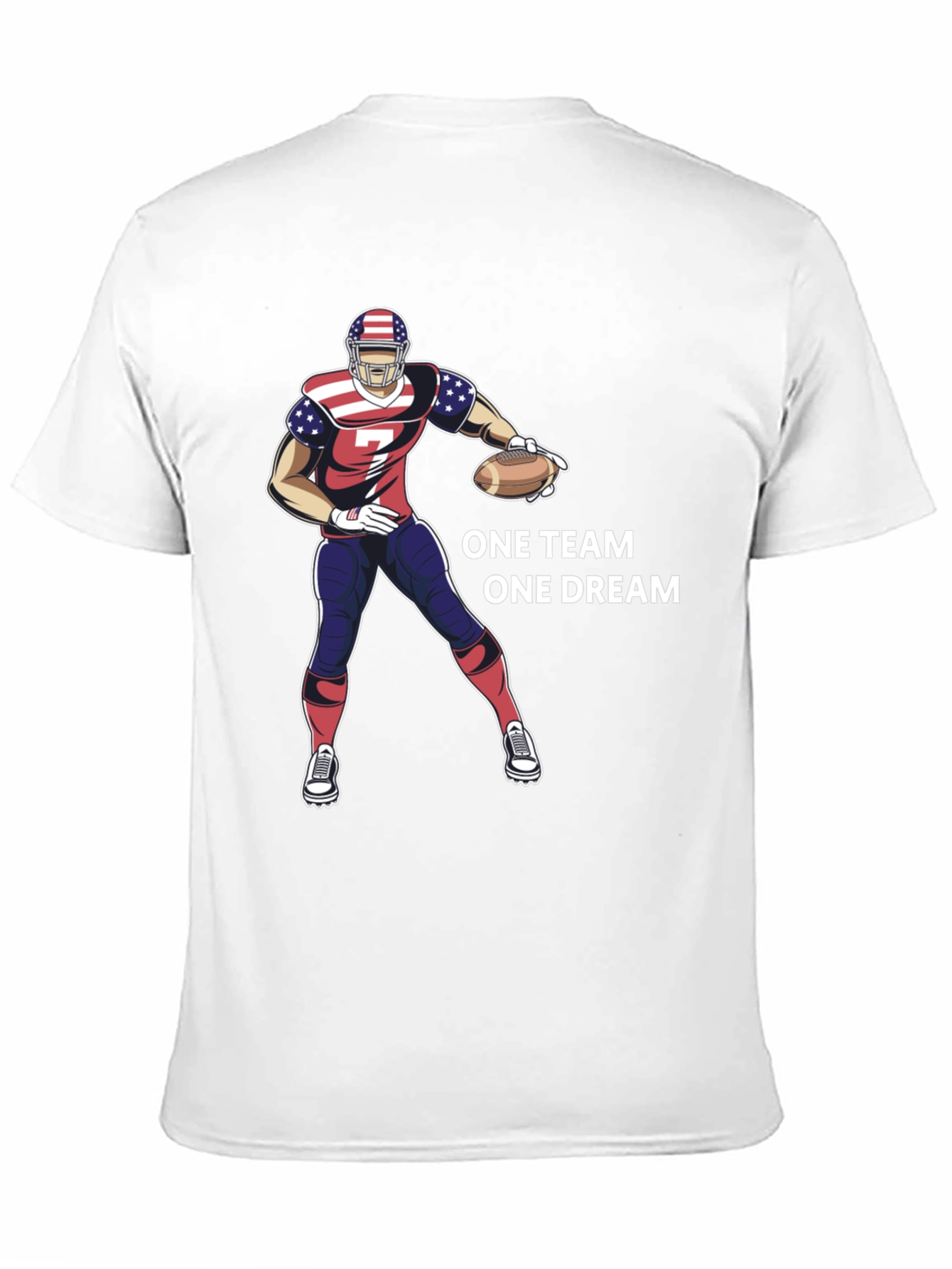 American Football T-Shirt - One Team One Dream
