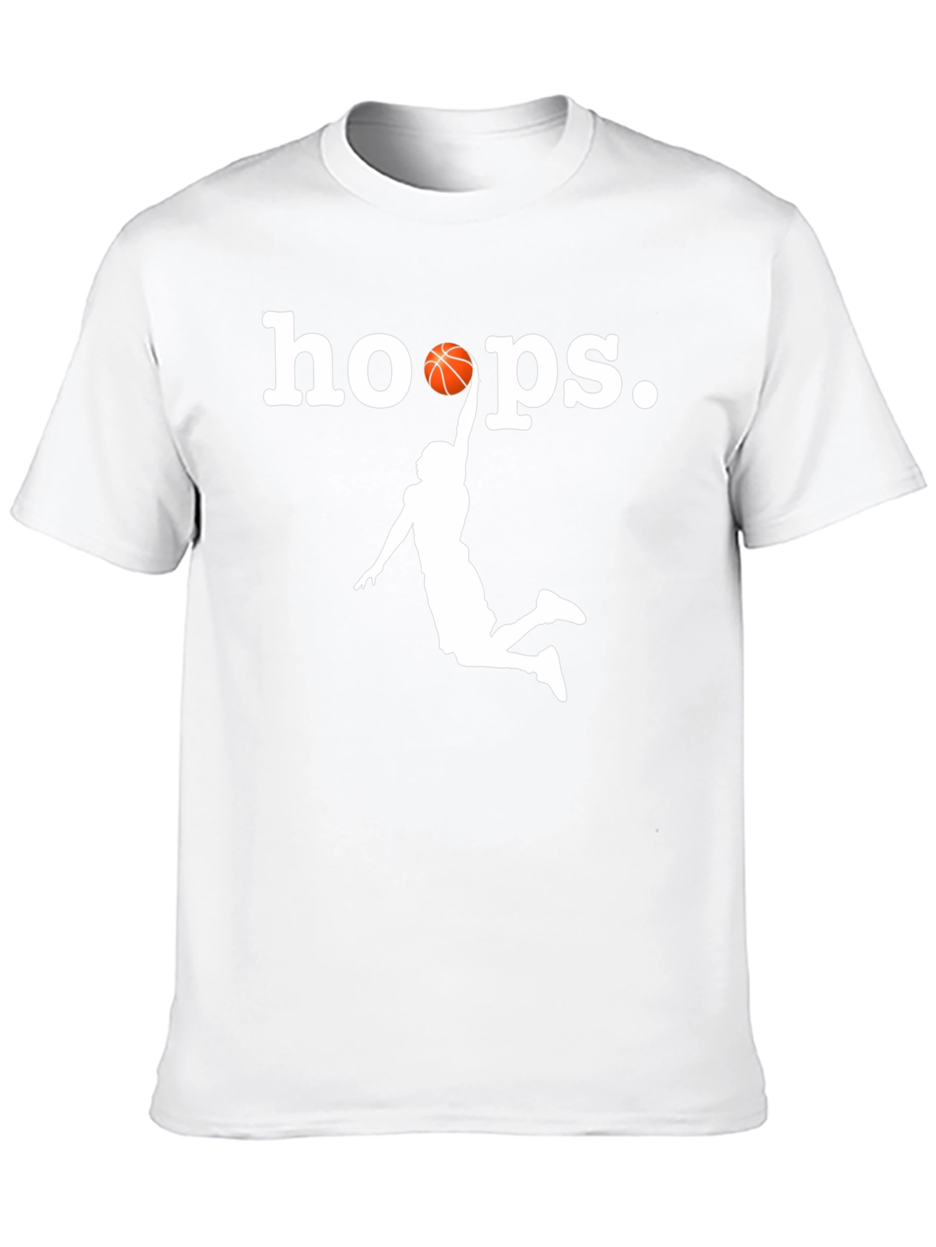 Hoops Graphic T-Shirt - Black Basketball Tee