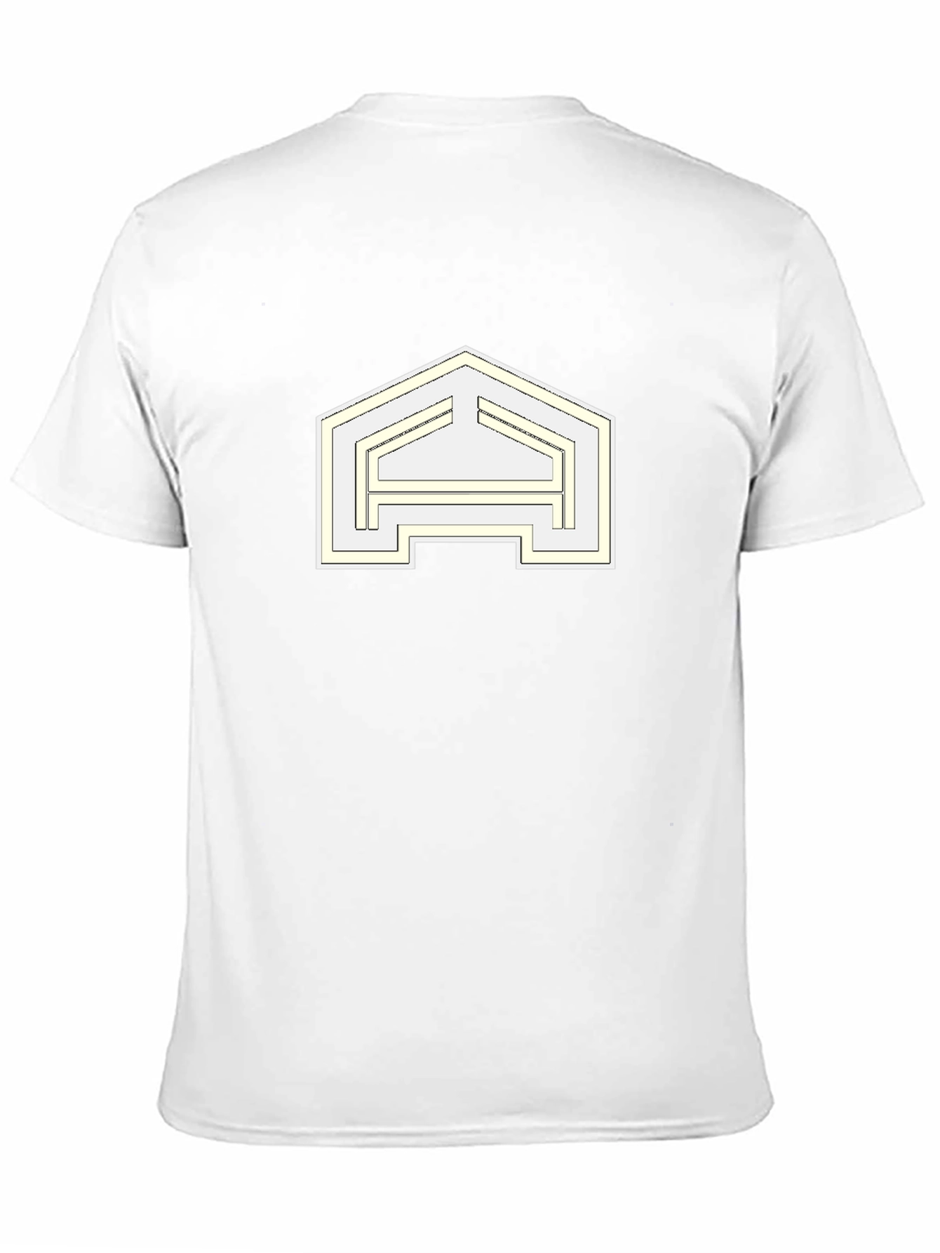 Abstract Logo Black T-Shirt - Modern Design
