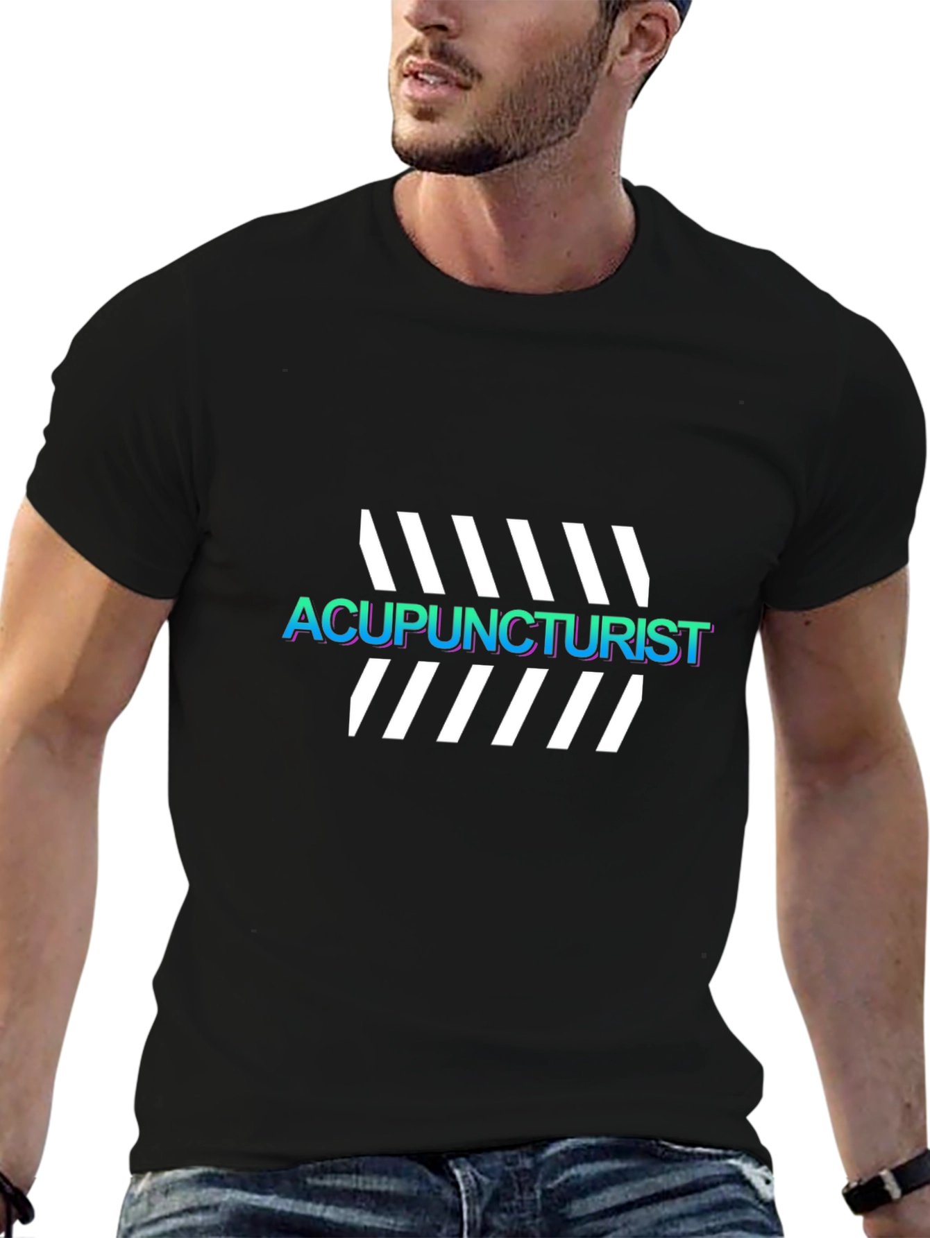 Acupuncturist Black T-Shirt