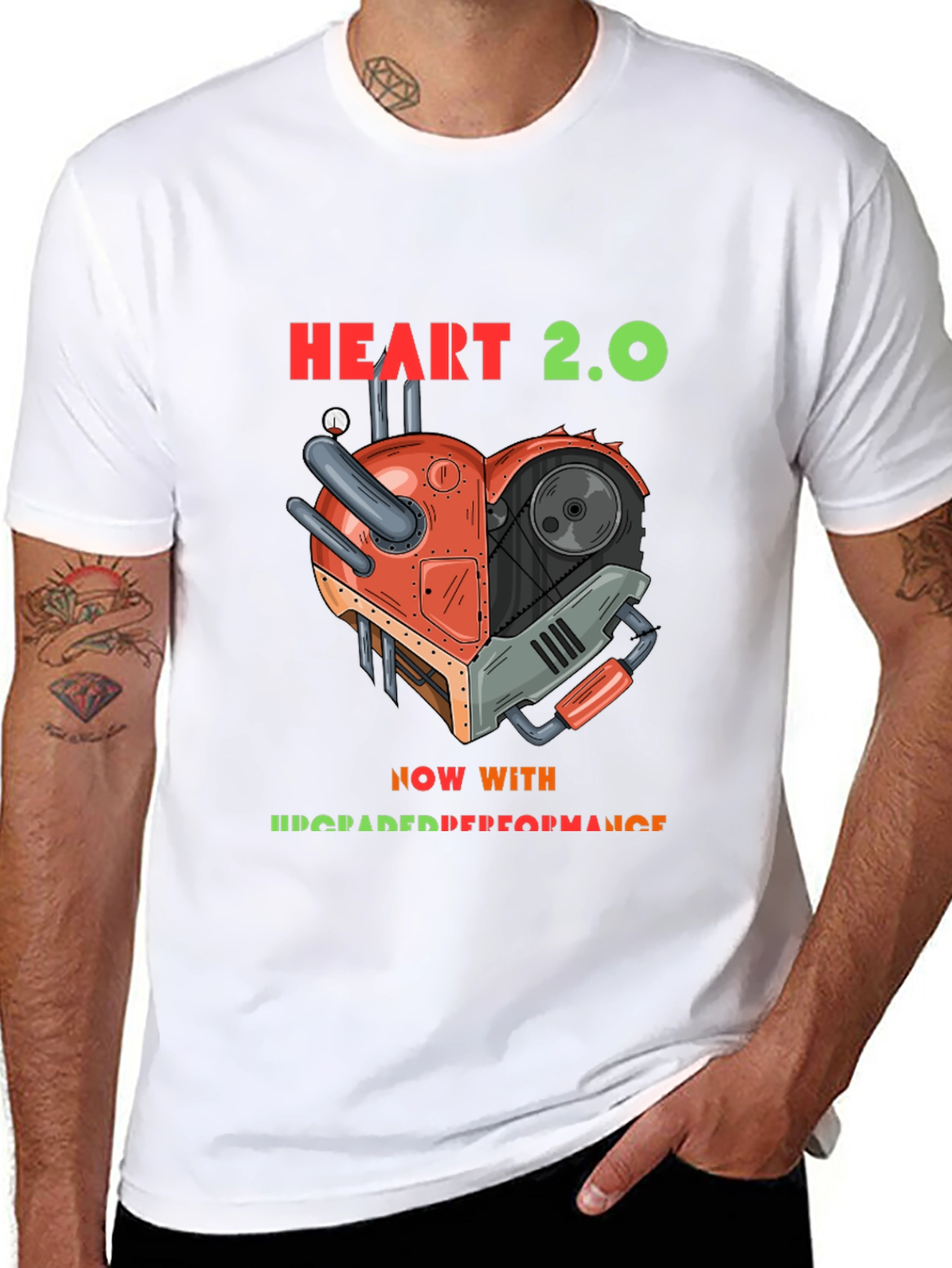 Heart 2.0 Upgraded Performance Graphic Tee