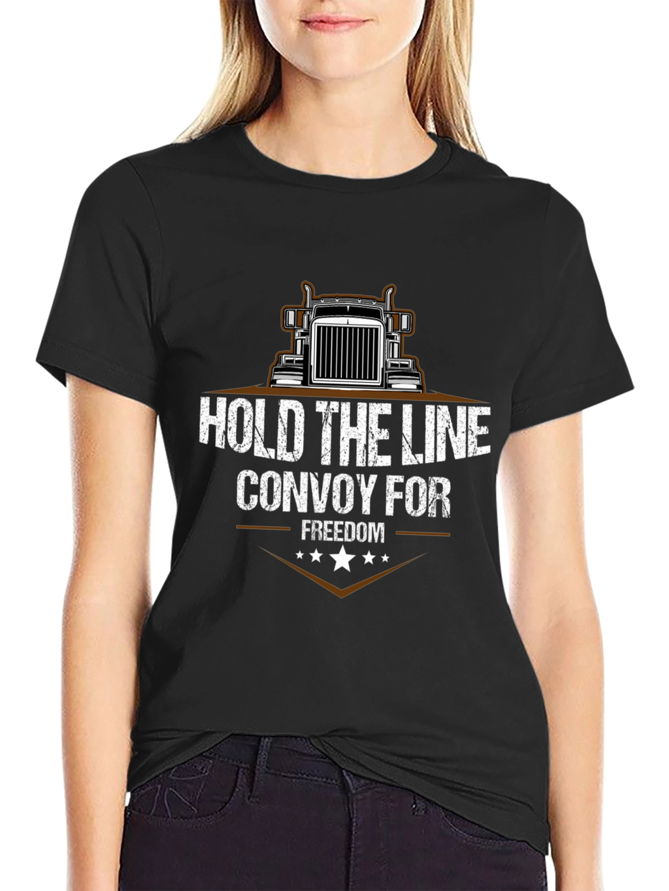 Hold The Line Trucker T-Shirt