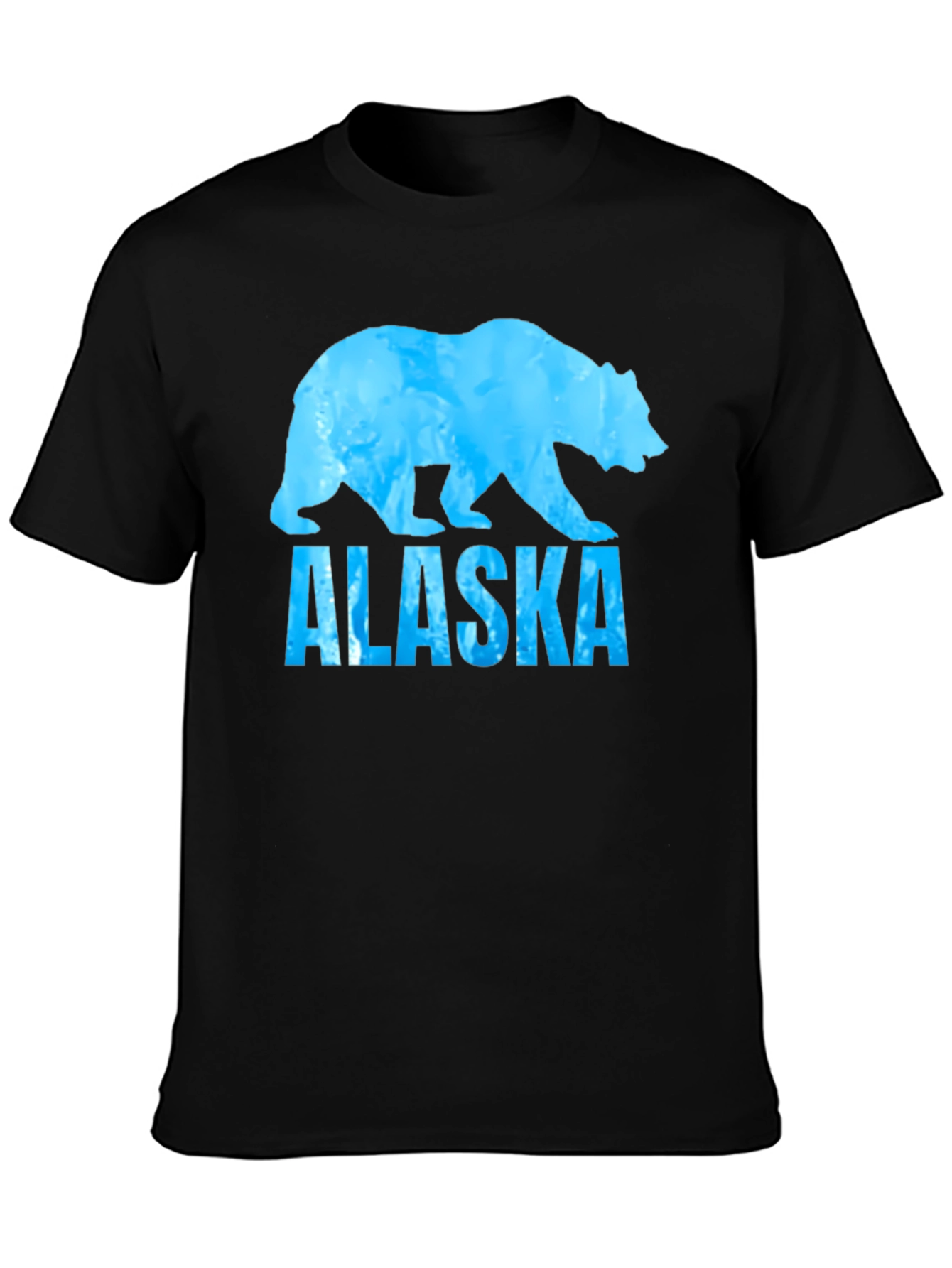 Alaska Bear T-Shirt - Black Graphic Tee