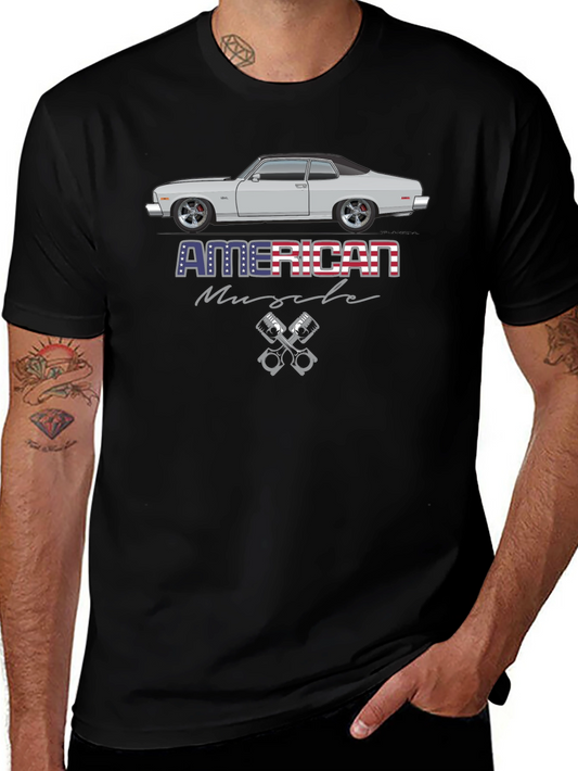 American Muscle Car Graphic T-Shirt