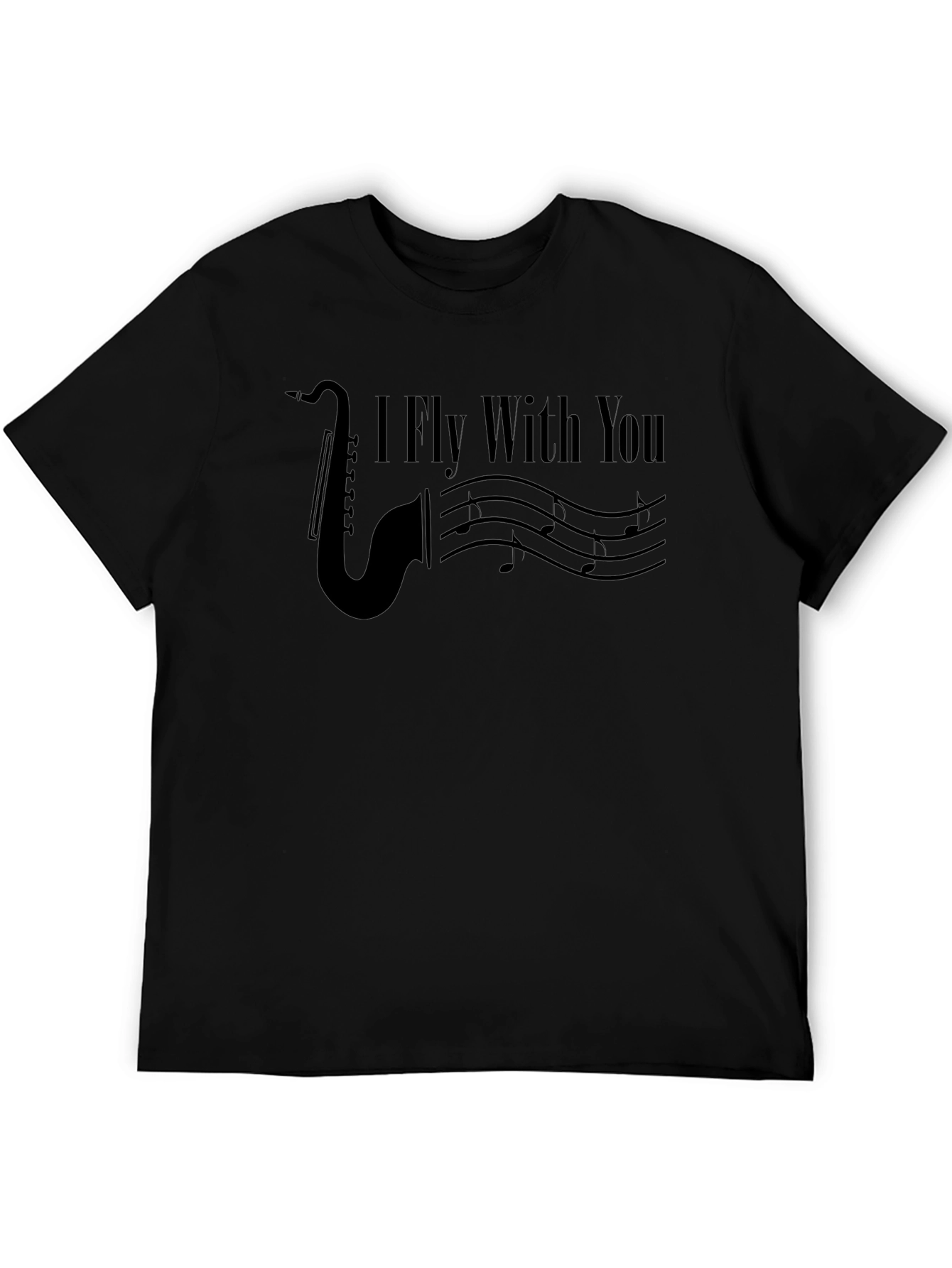 I Fly With You Saxophone Graphic Tee