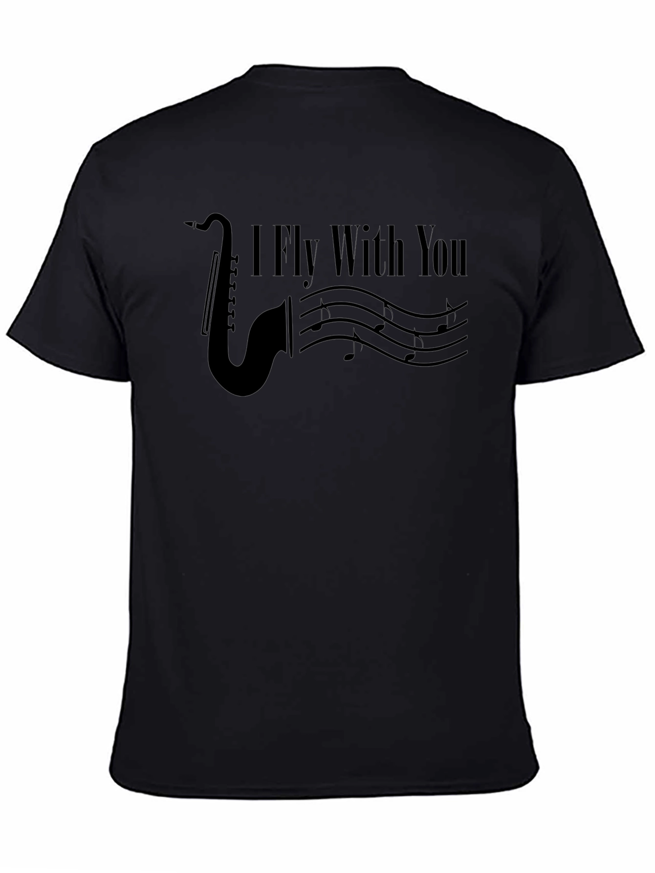 I Fly With You Saxophone Graphic Tee