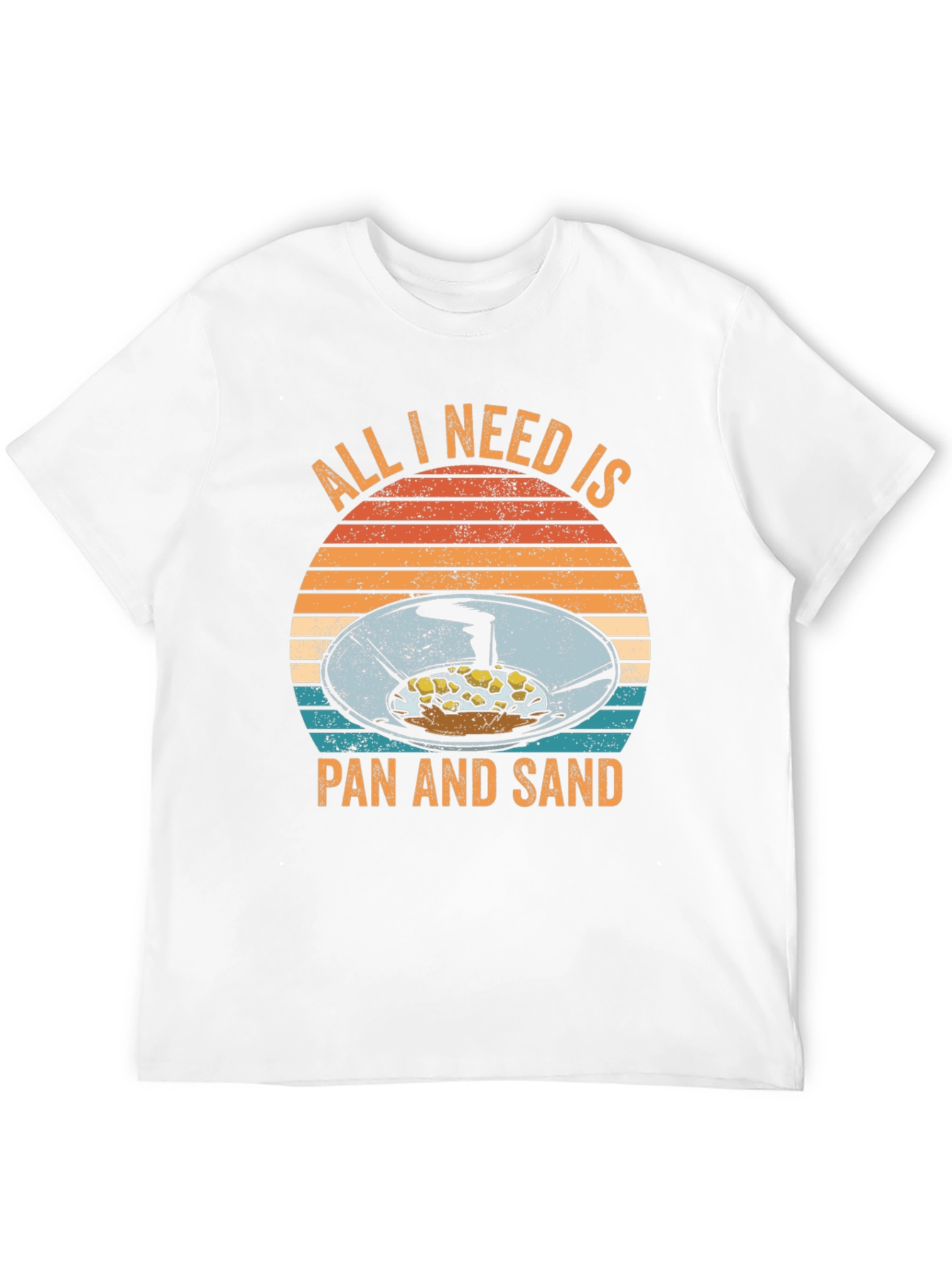 All I Need Is Pan and Sand Black T-Shirt