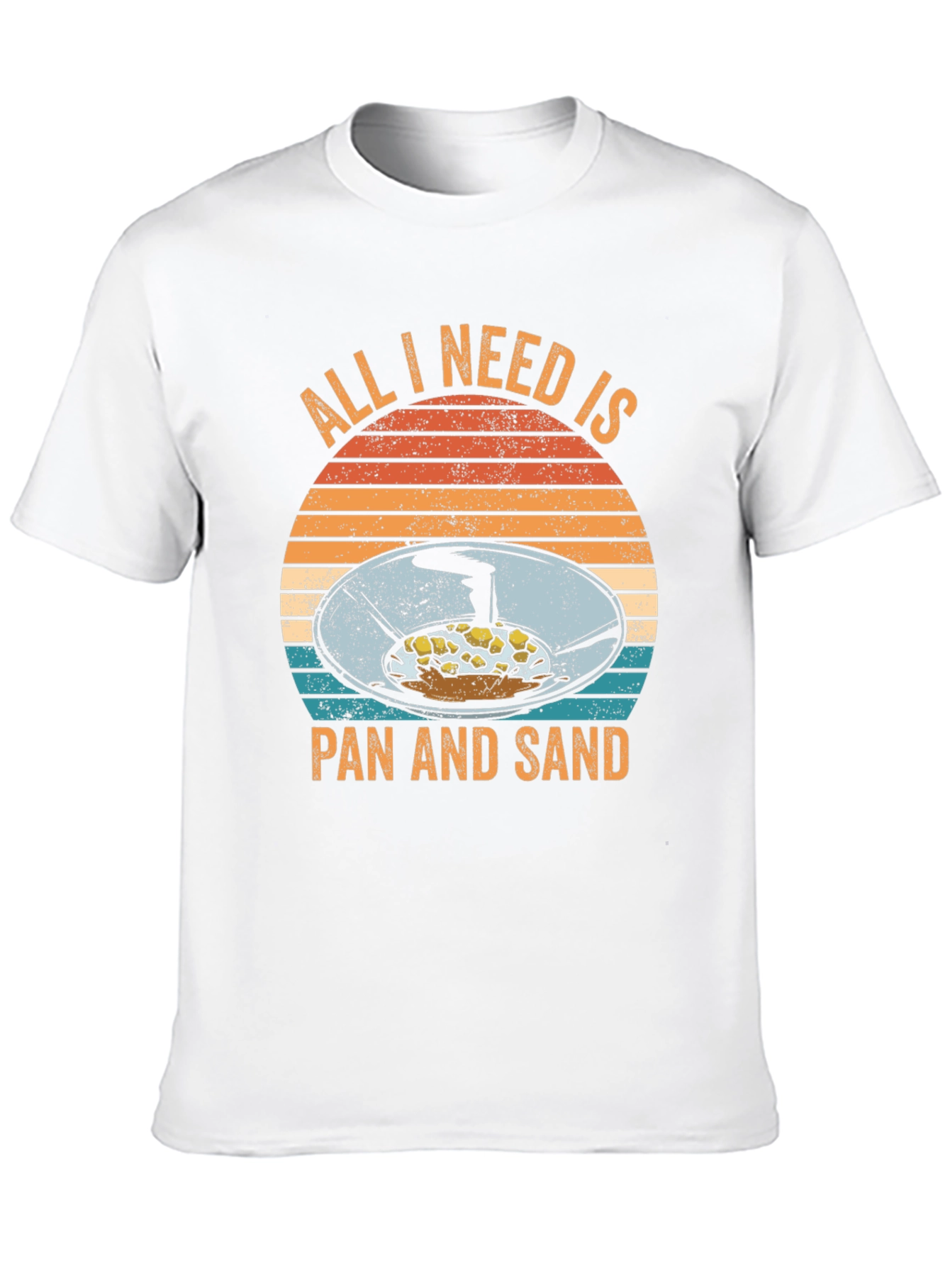 All I Need Is Pan and Sand Black T-Shirt