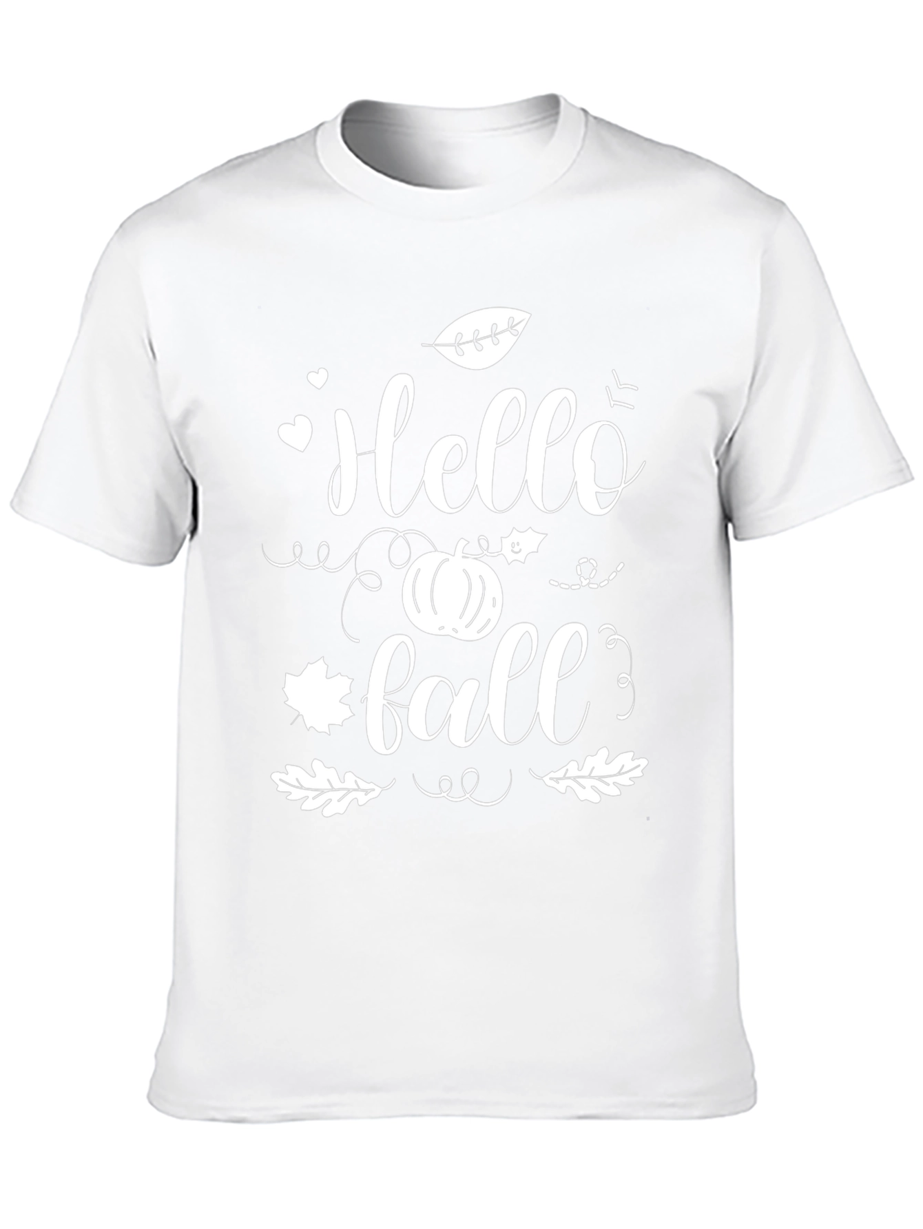 Hello Fall Graphic Tee - Black