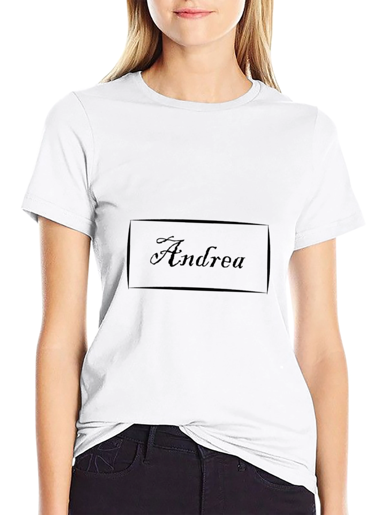 Andrea Black T-Shirt - Casual Comfort