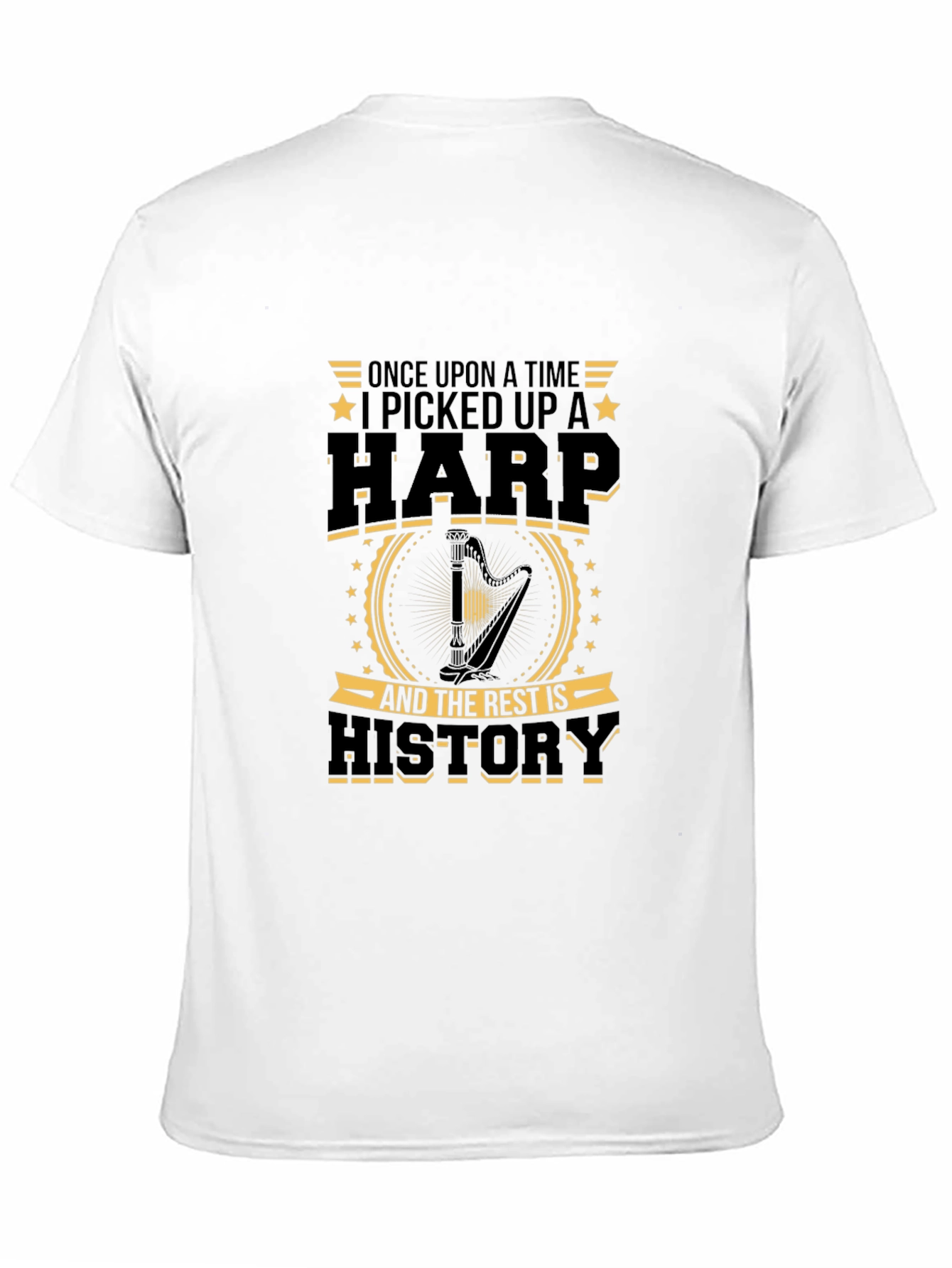 Harp History Graphic T-Shirt - Musician Tee