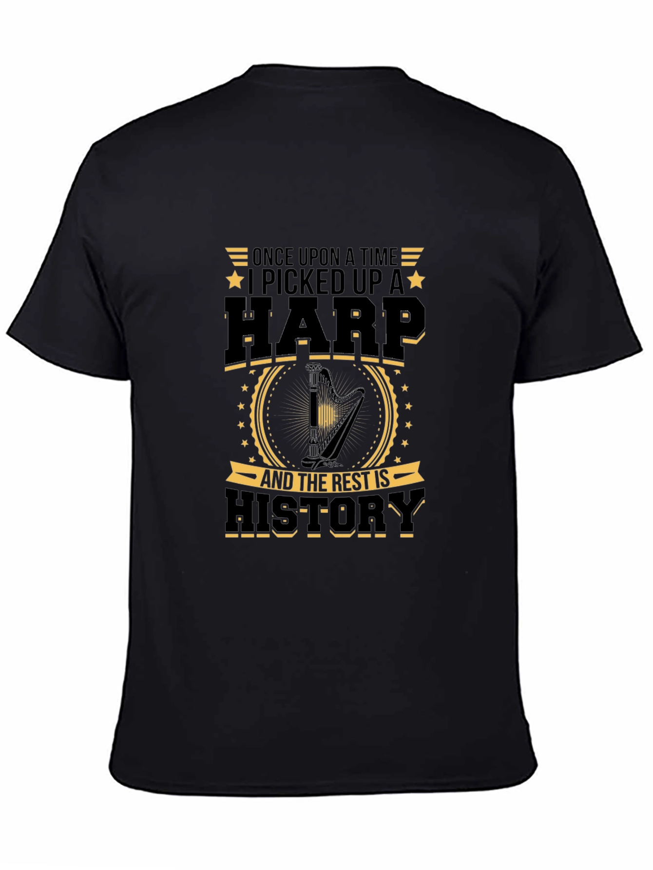 Harp History Graphic T-Shirt - Musician Tee