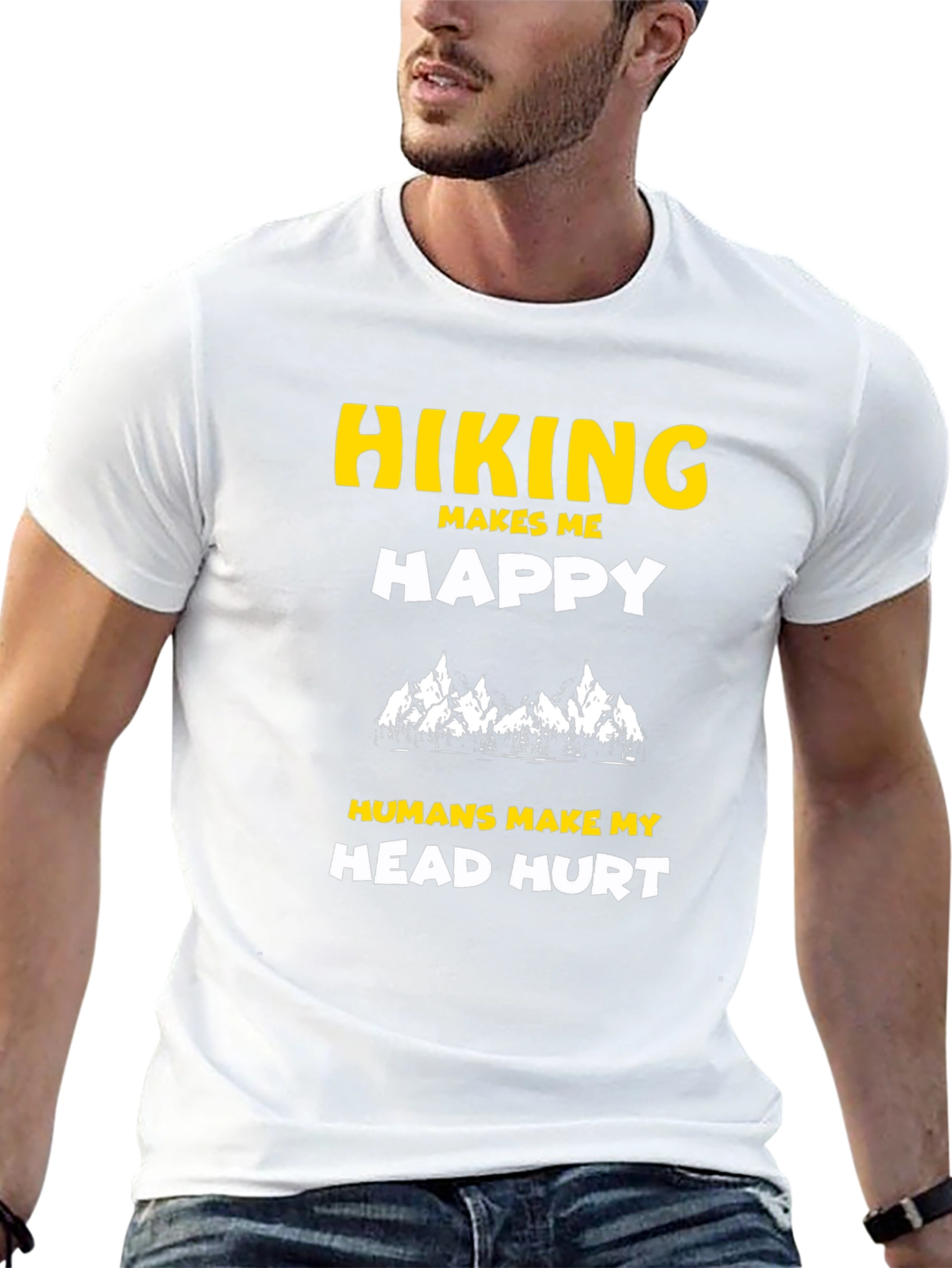 Hiking Makes Me Happy T-Shirt
