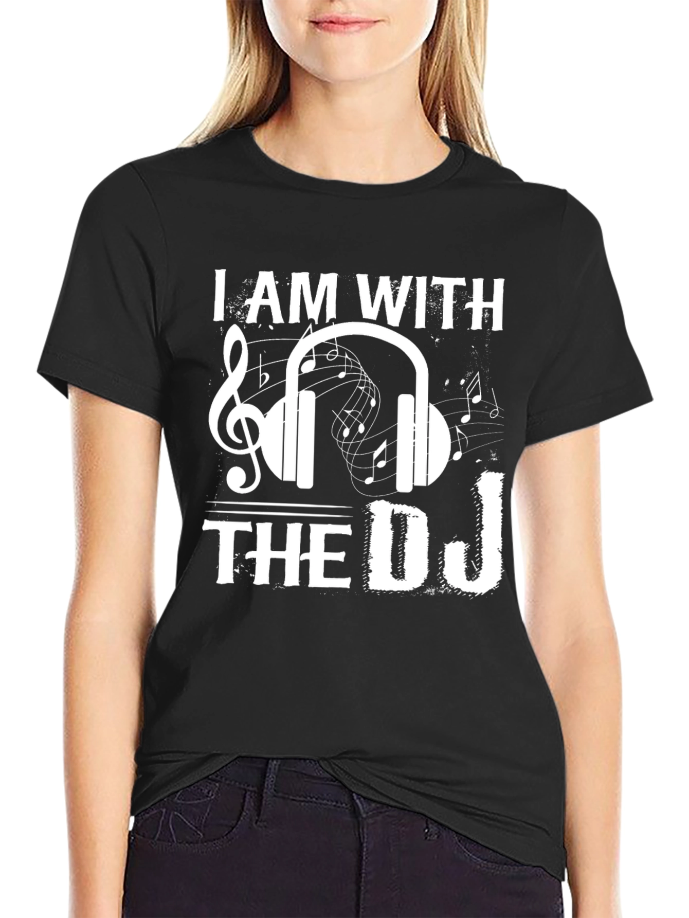 I Am With The DJ T-Shirt