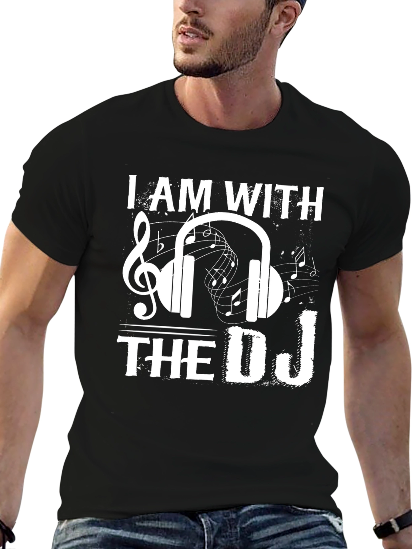 I Am With The DJ T-Shirt