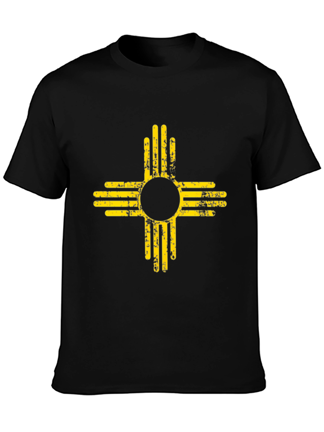 Albuquerque Zia Symbol Black T-Shirt