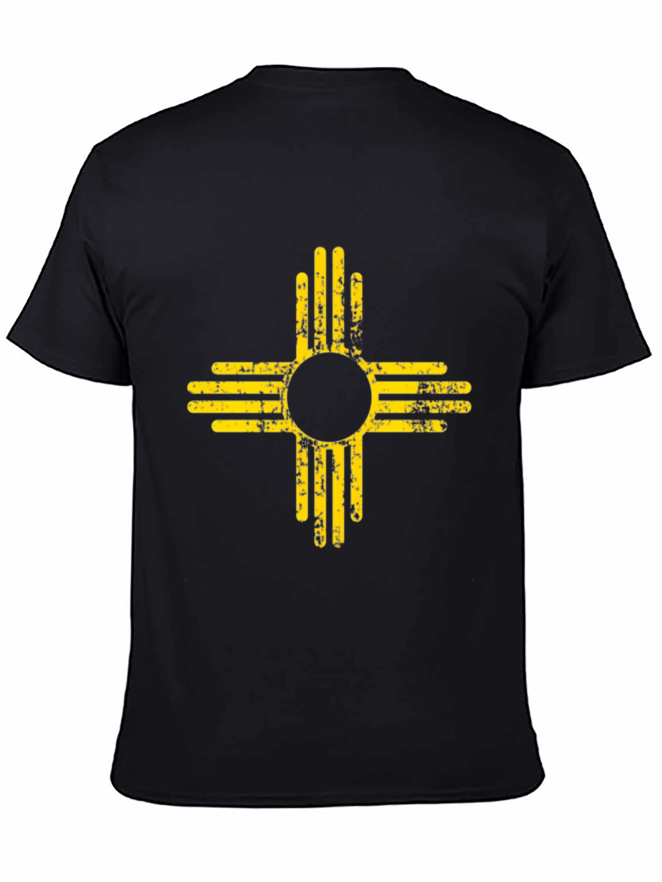 Albuquerque Zia Symbol Black T-Shirt