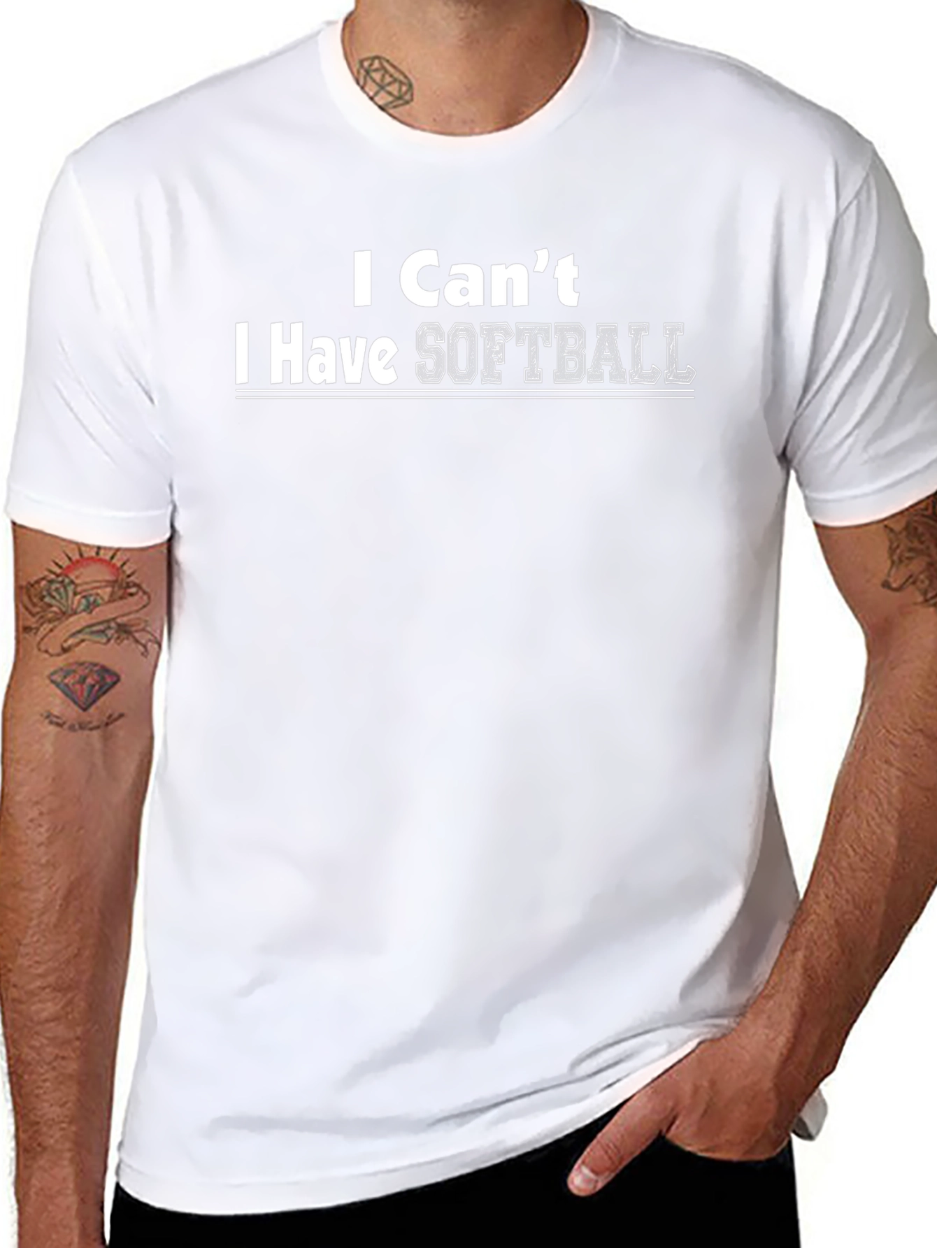 I Cant I Have Softball T-Shirt