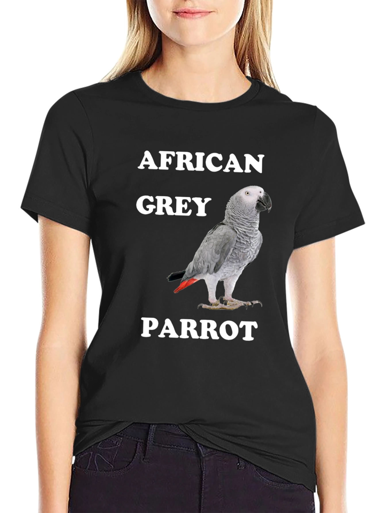 African Grey Parrot T-Shirt