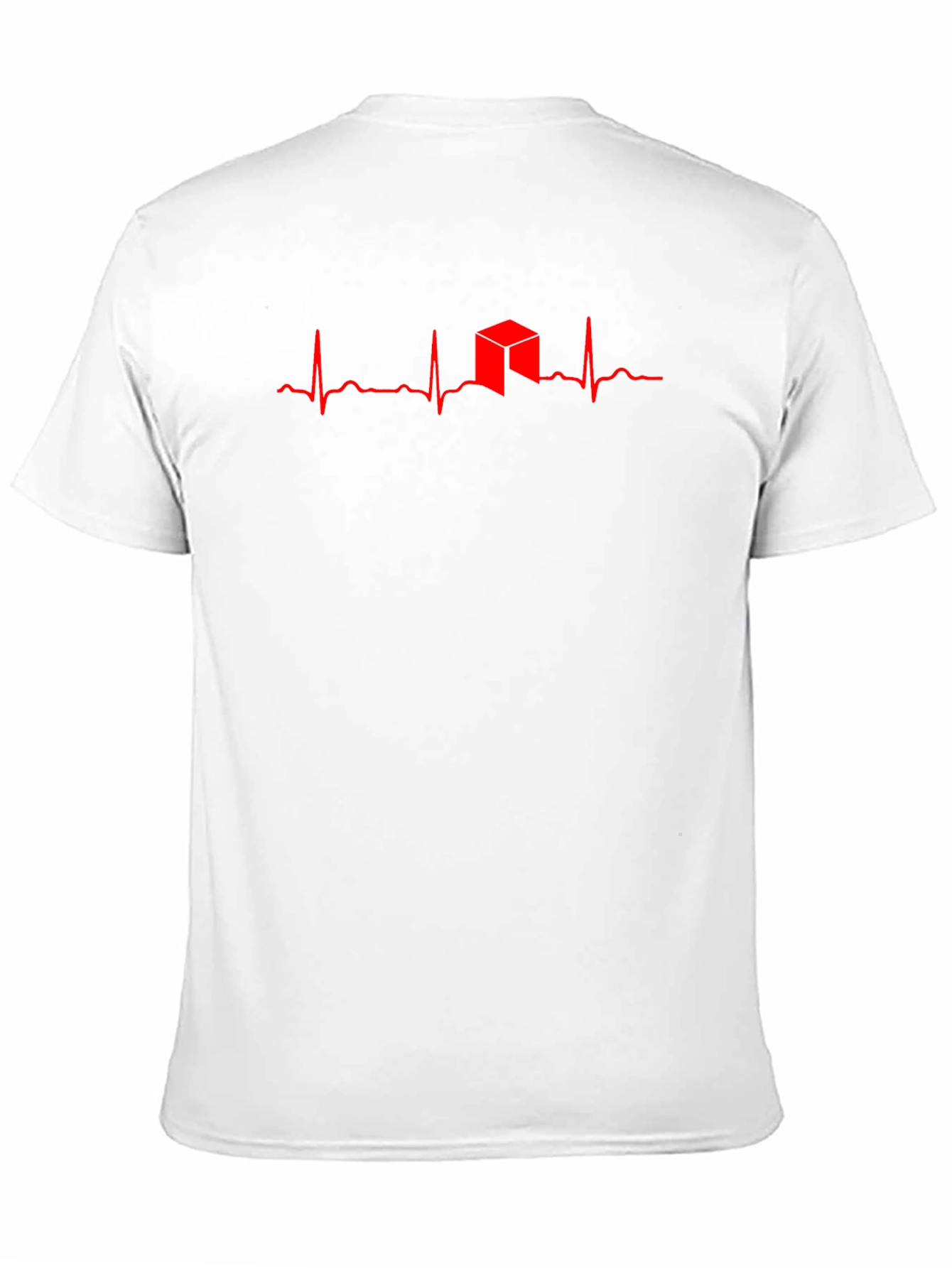 Heartbeat Crypto T-Shirt - Red Design