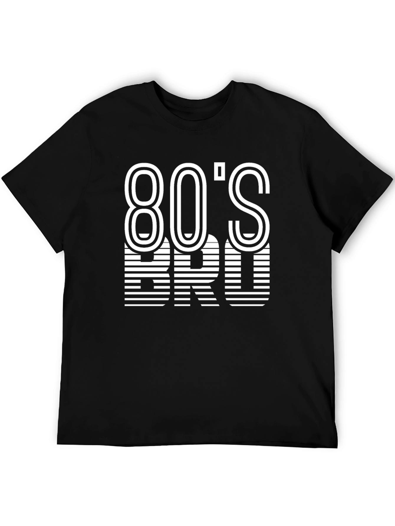 80s Bro Graphic Tee - Retro Style