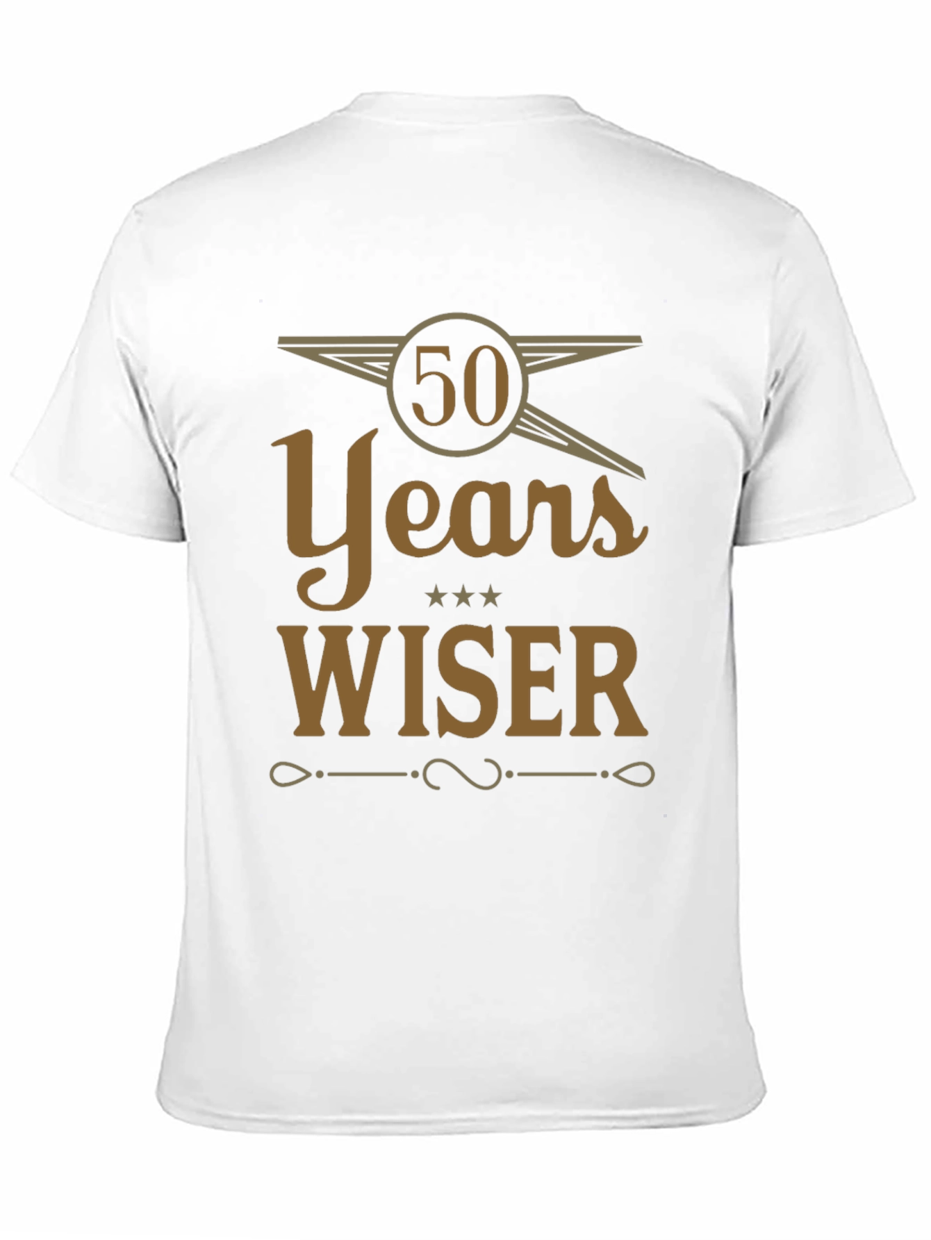 50 Years Wiser Graphic T-Shirt - Birthday Gift