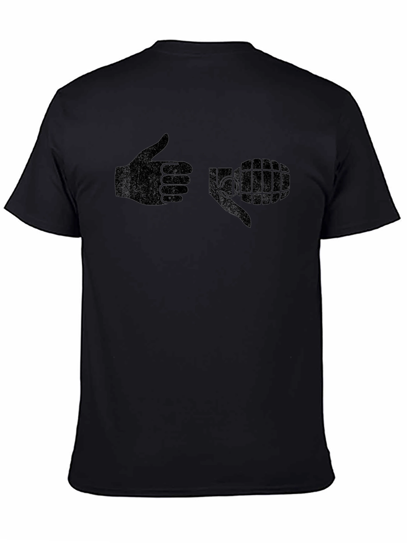 Humorous Hand Grenade Graphic T-Shirt