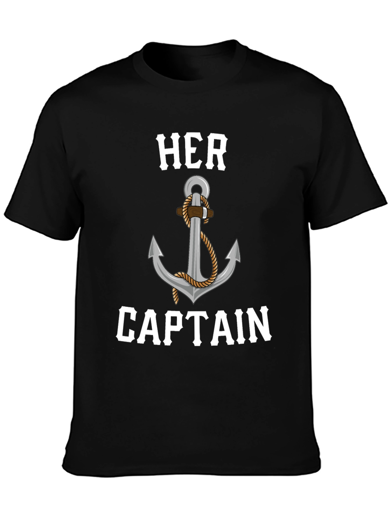 Her Captain Anchor Graphic T-Shirt