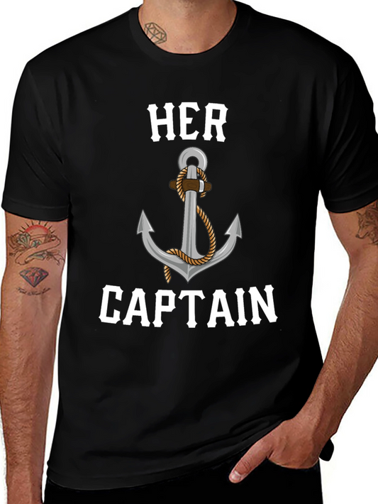 Her Captain Anchor Graphic T-Shirt