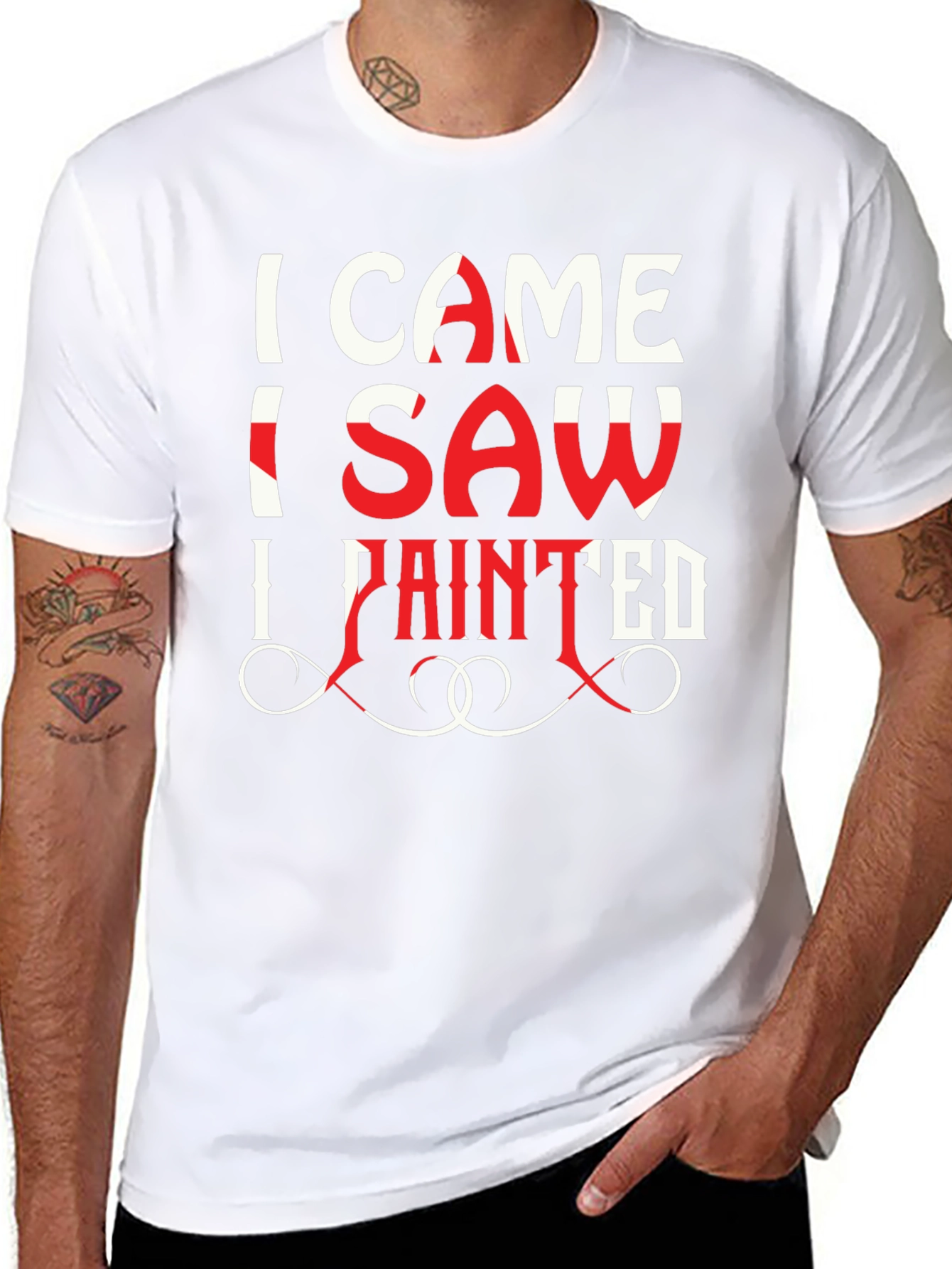 I Came I Saw I Painted T-Shirt