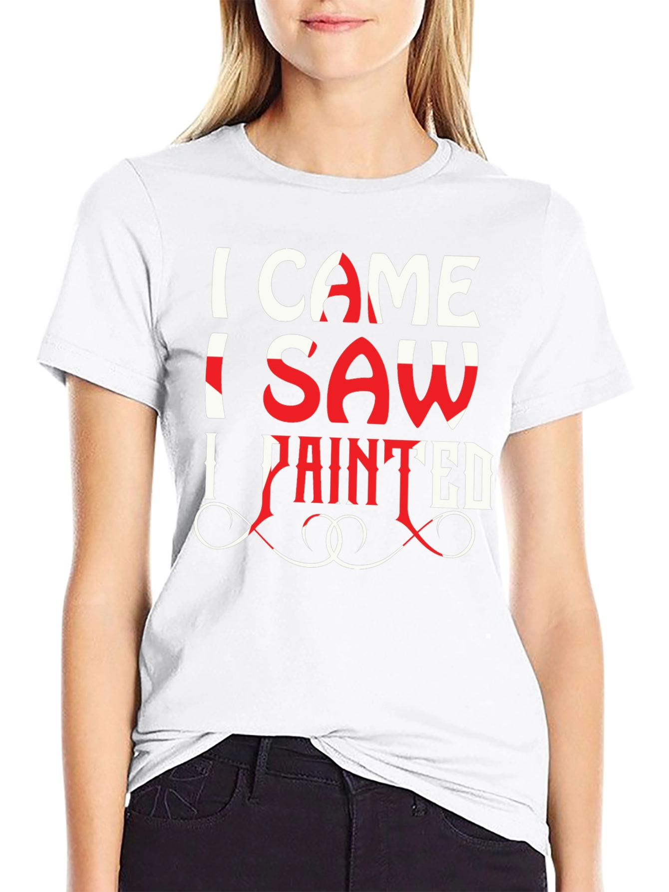 I Came I Saw I Painted T-Shirt