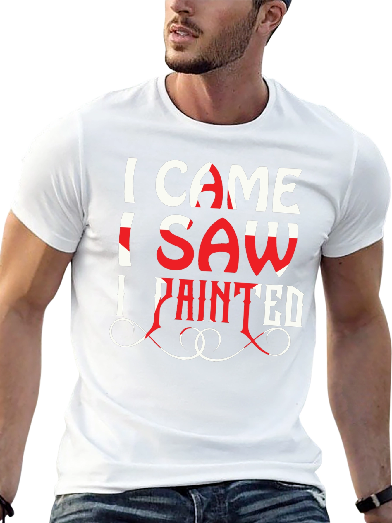 I Came I Saw I Painted T-Shirt