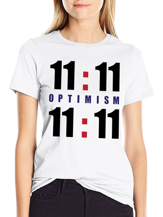 11:11 Optimism Graphic Print Mens T-Shirt