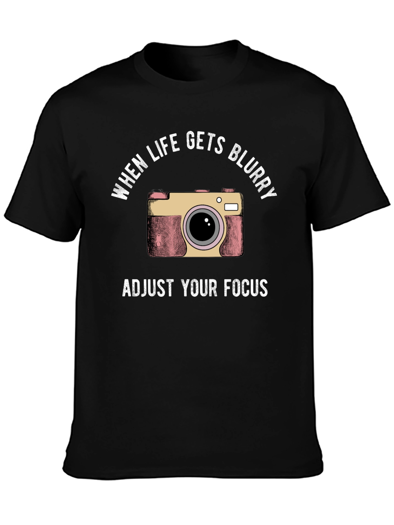 Adjust Your Focus Camera Graphic T-Shirt