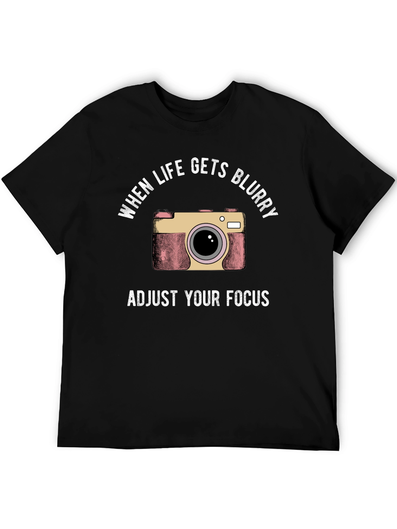Adjust Your Focus Camera Graphic T-Shirt