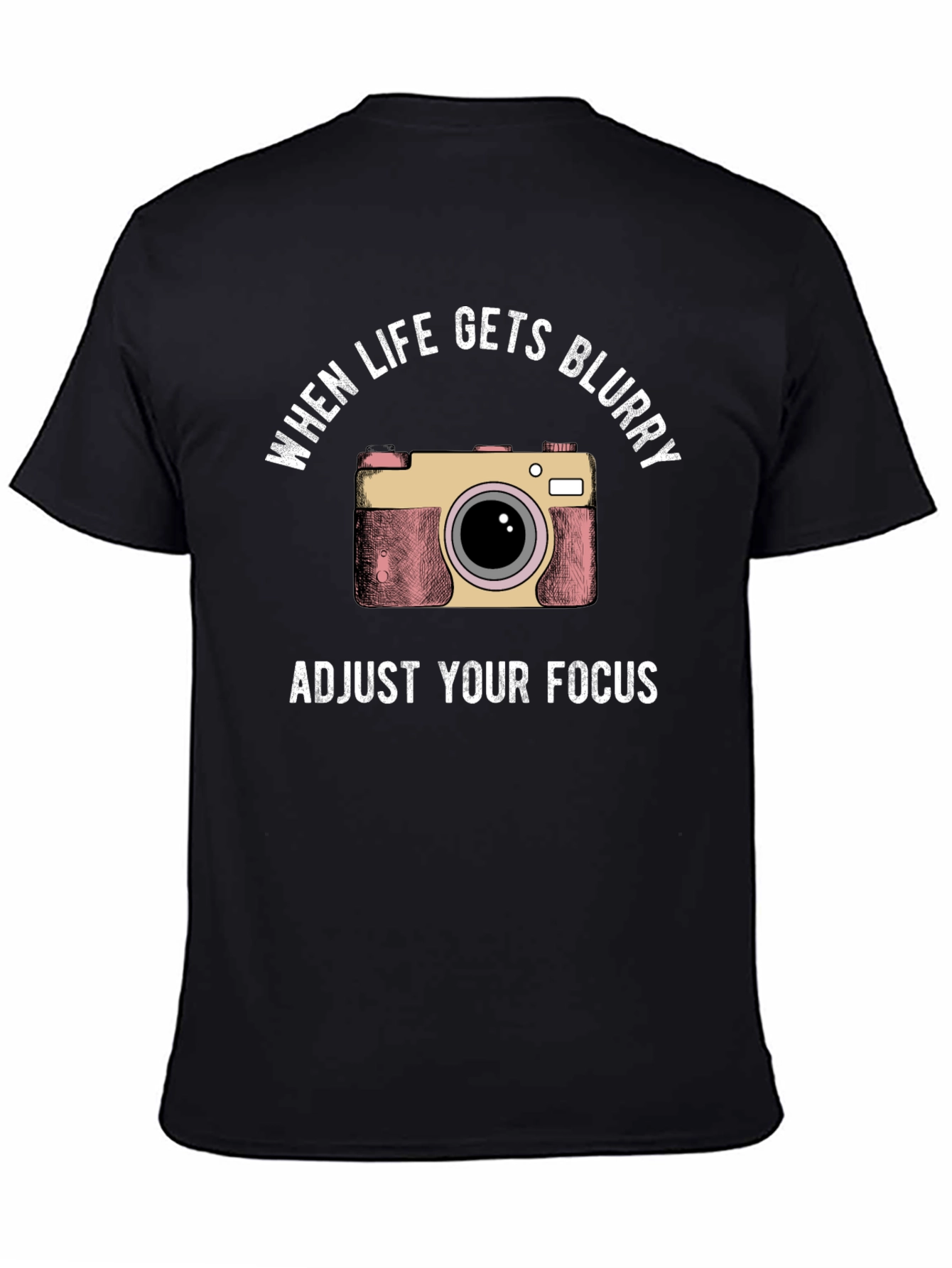 Adjust Your Focus Camera Graphic T-Shirt