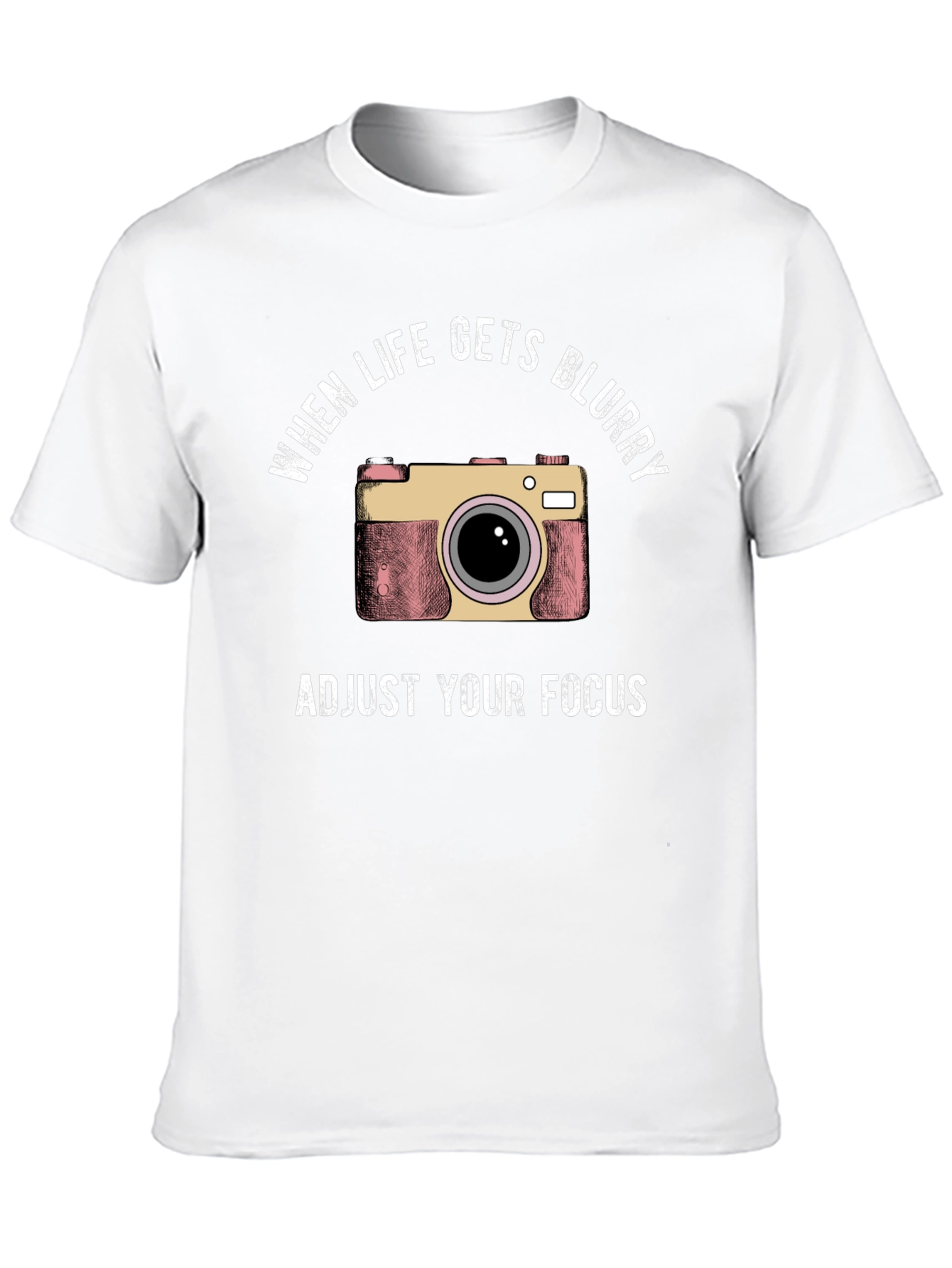 Adjust Your Focus Camera Graphic T-Shirt