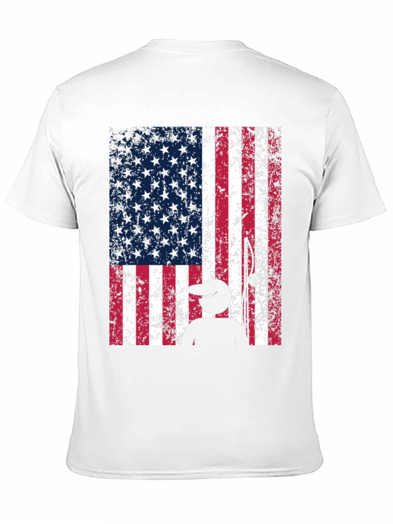 American Flag Fishing T-Shirt