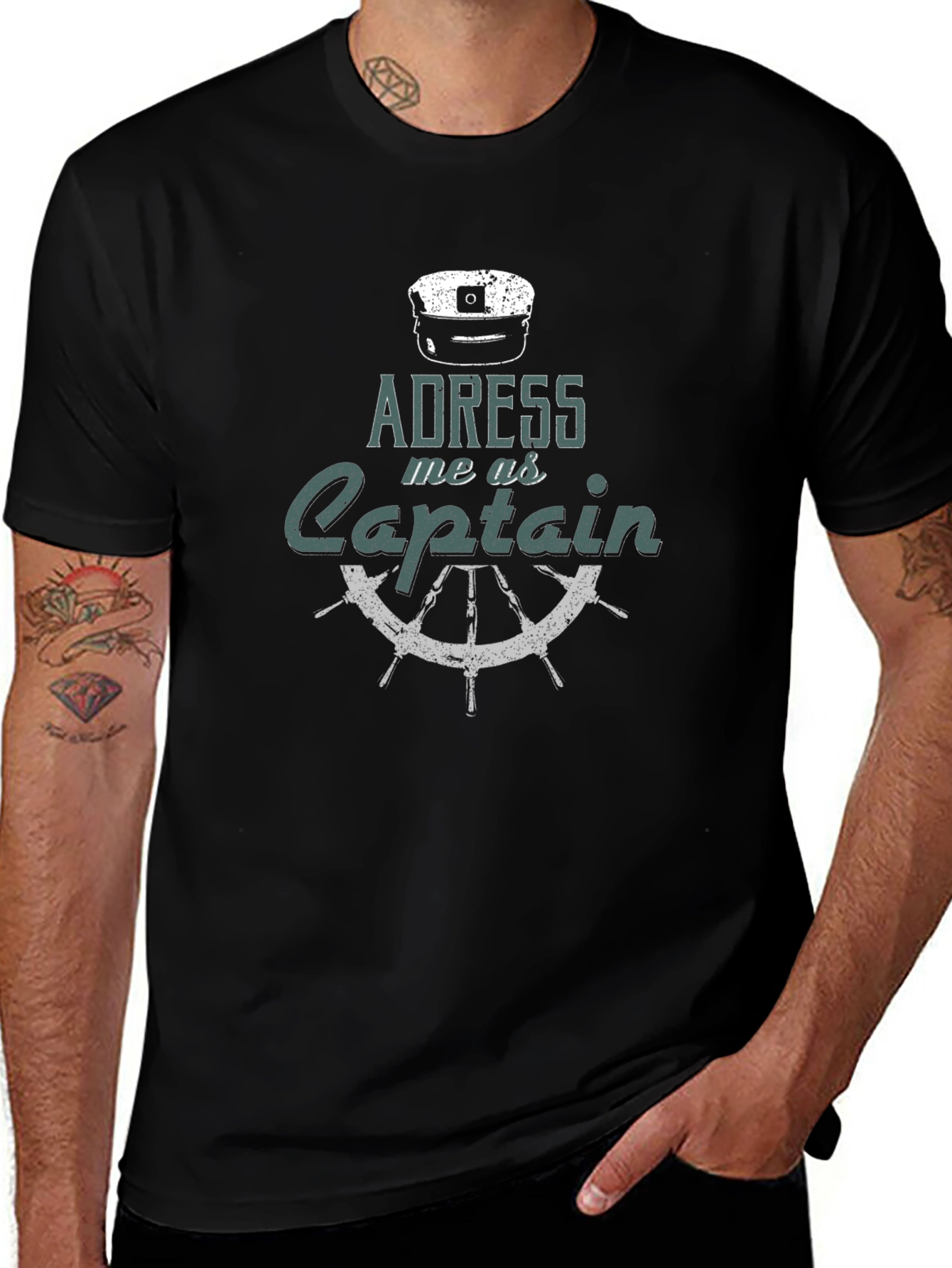 Address Me As Captain T-Shirt