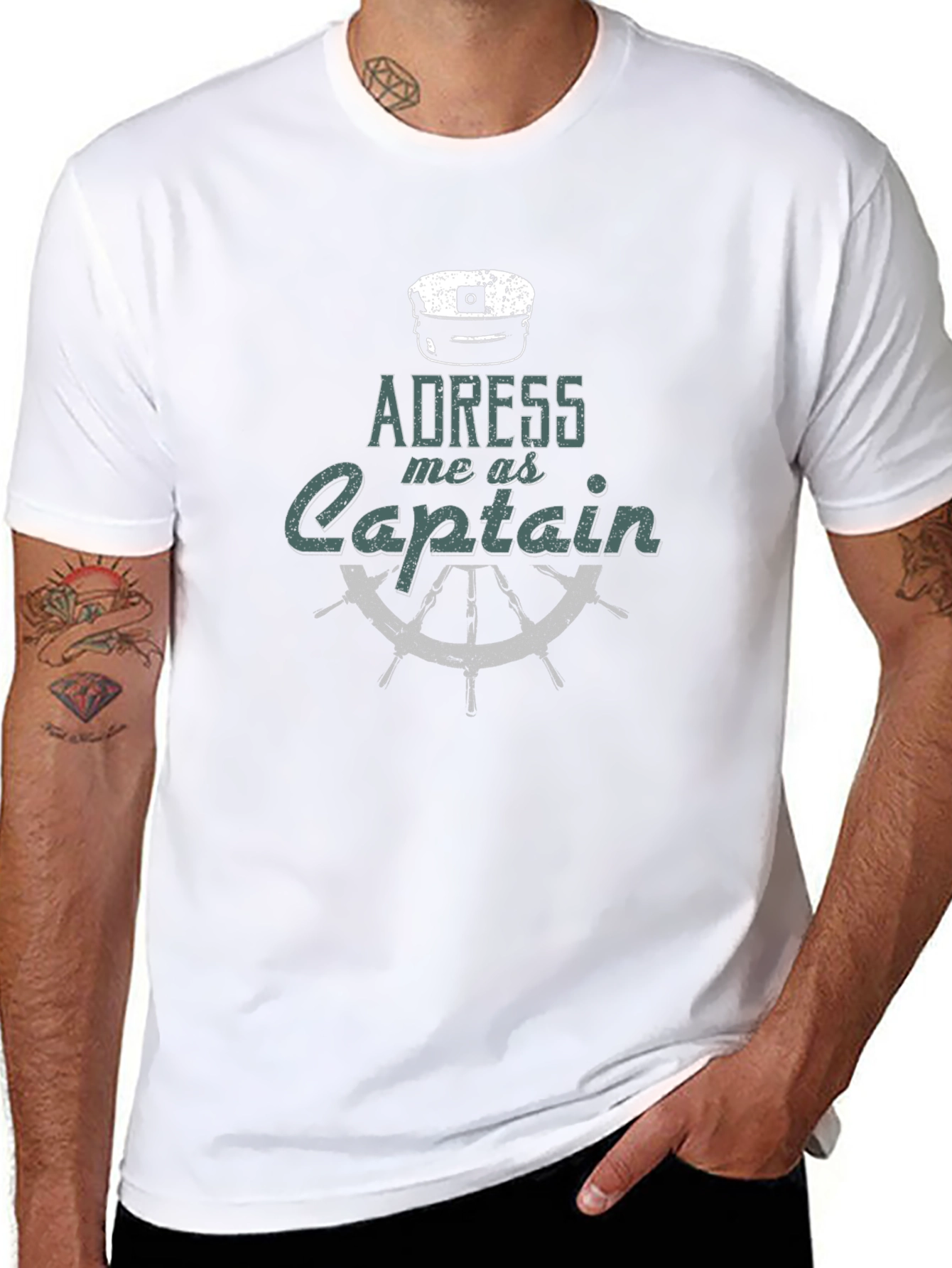 Address Me As Captain T-Shirt