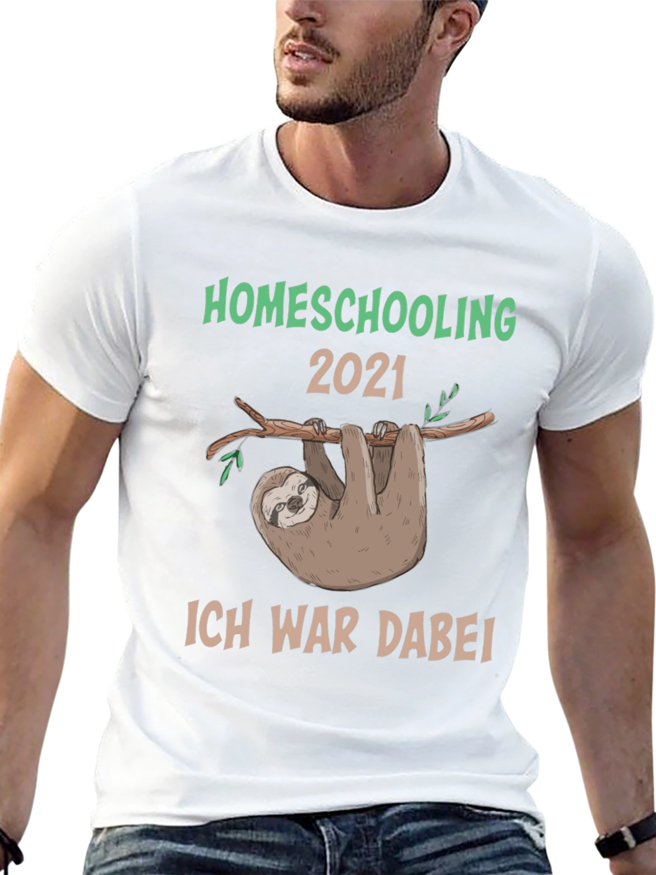 Homeschooling 2021 Sloth T-Shirt