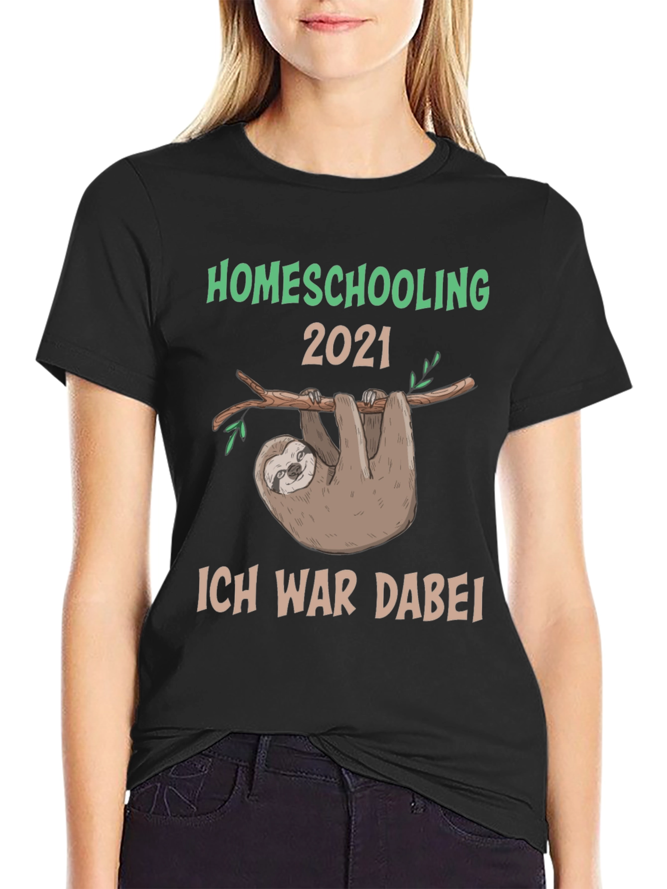 Homeschooling 2021 Sloth T-Shirt