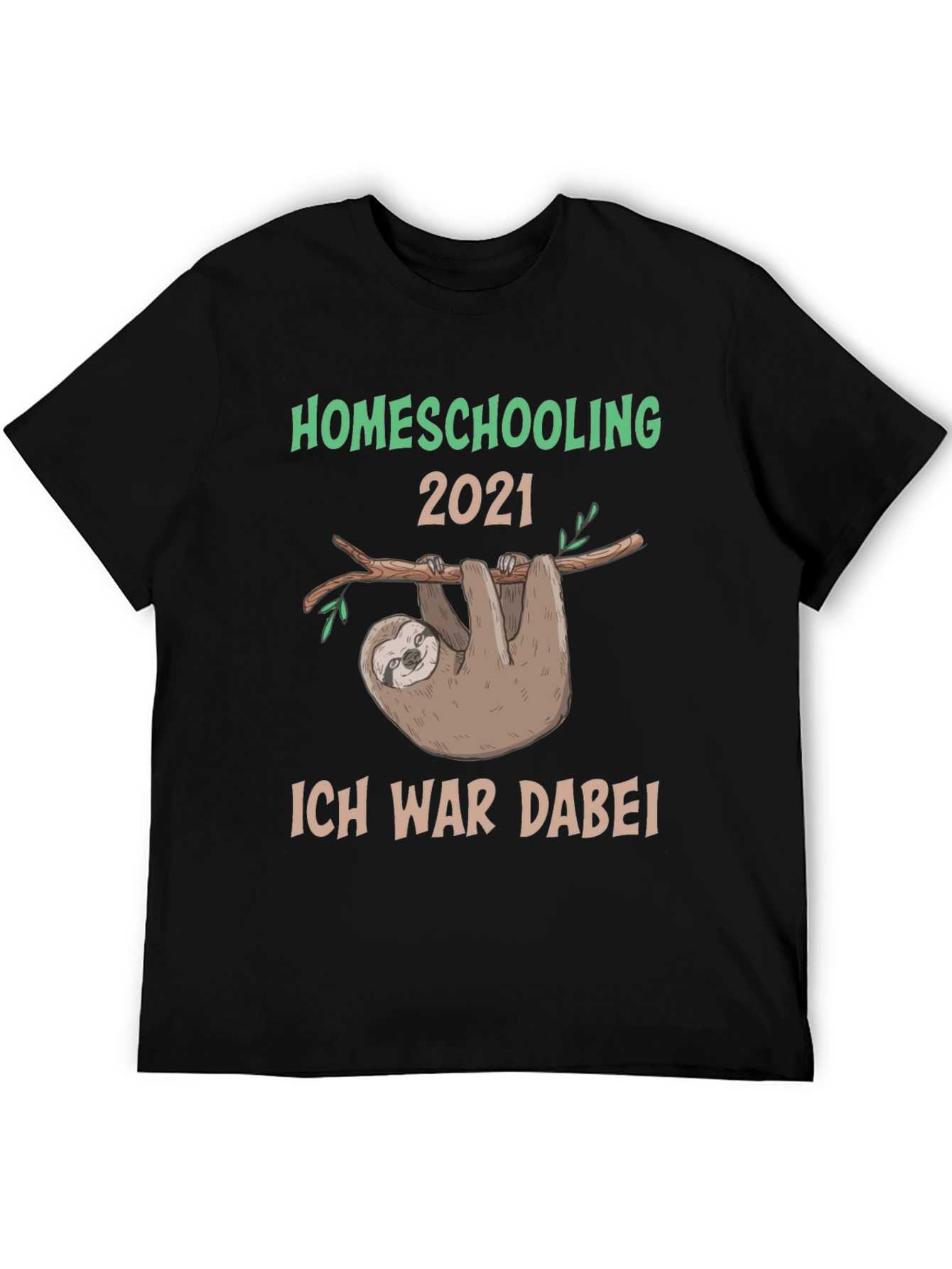 Homeschooling 2021 Sloth T-Shirt