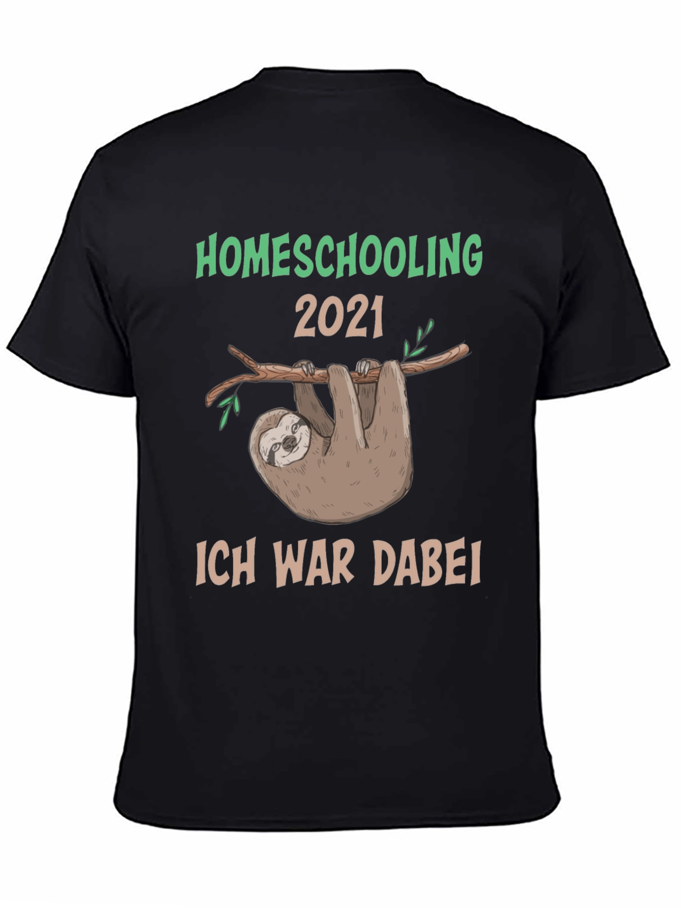 Homeschooling 2021 Sloth T-Shirt