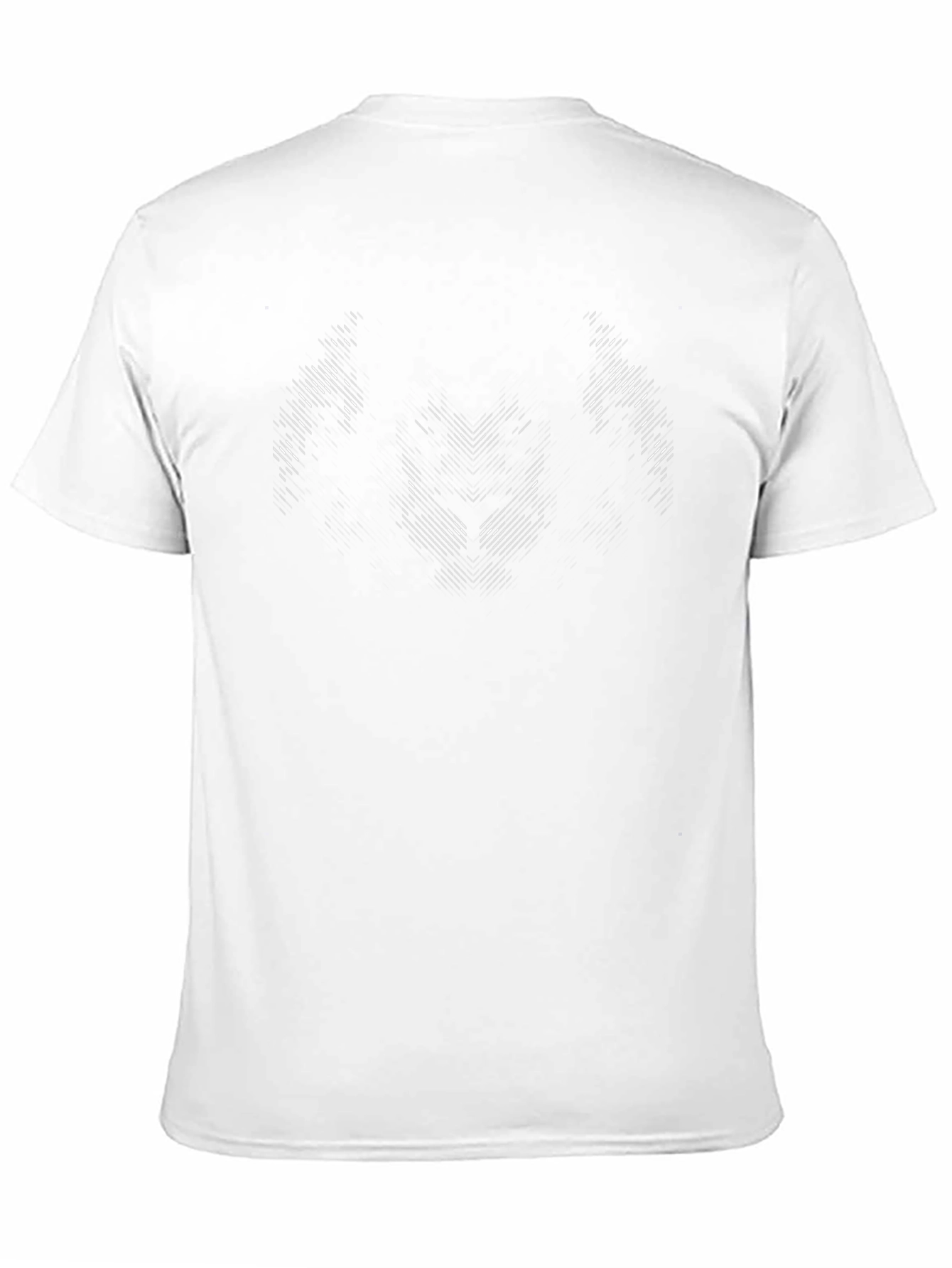 Abstract Bear Graphic Black T-Shirt