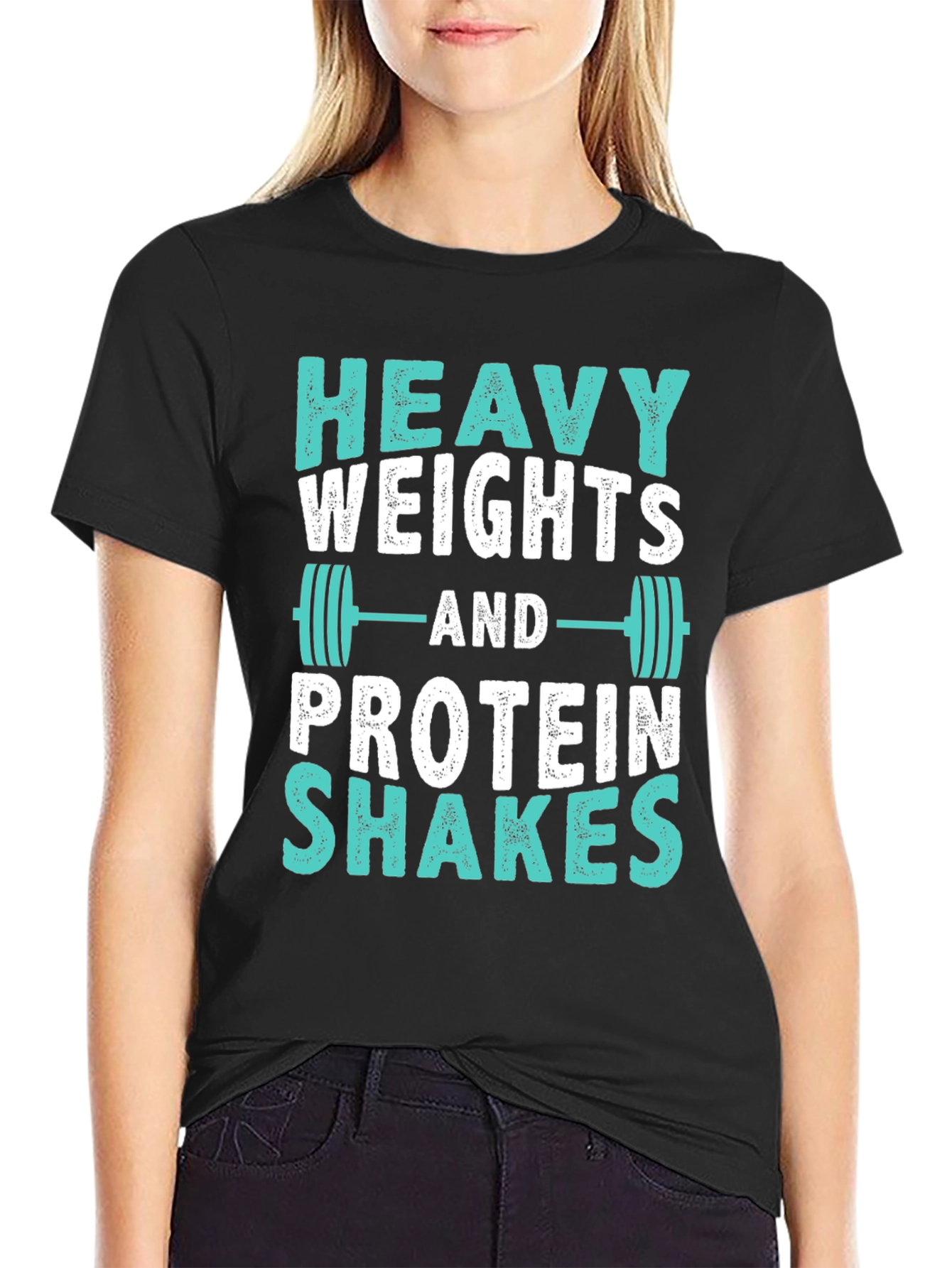 Heavy Weights & Protein Shakes Graphic Tee