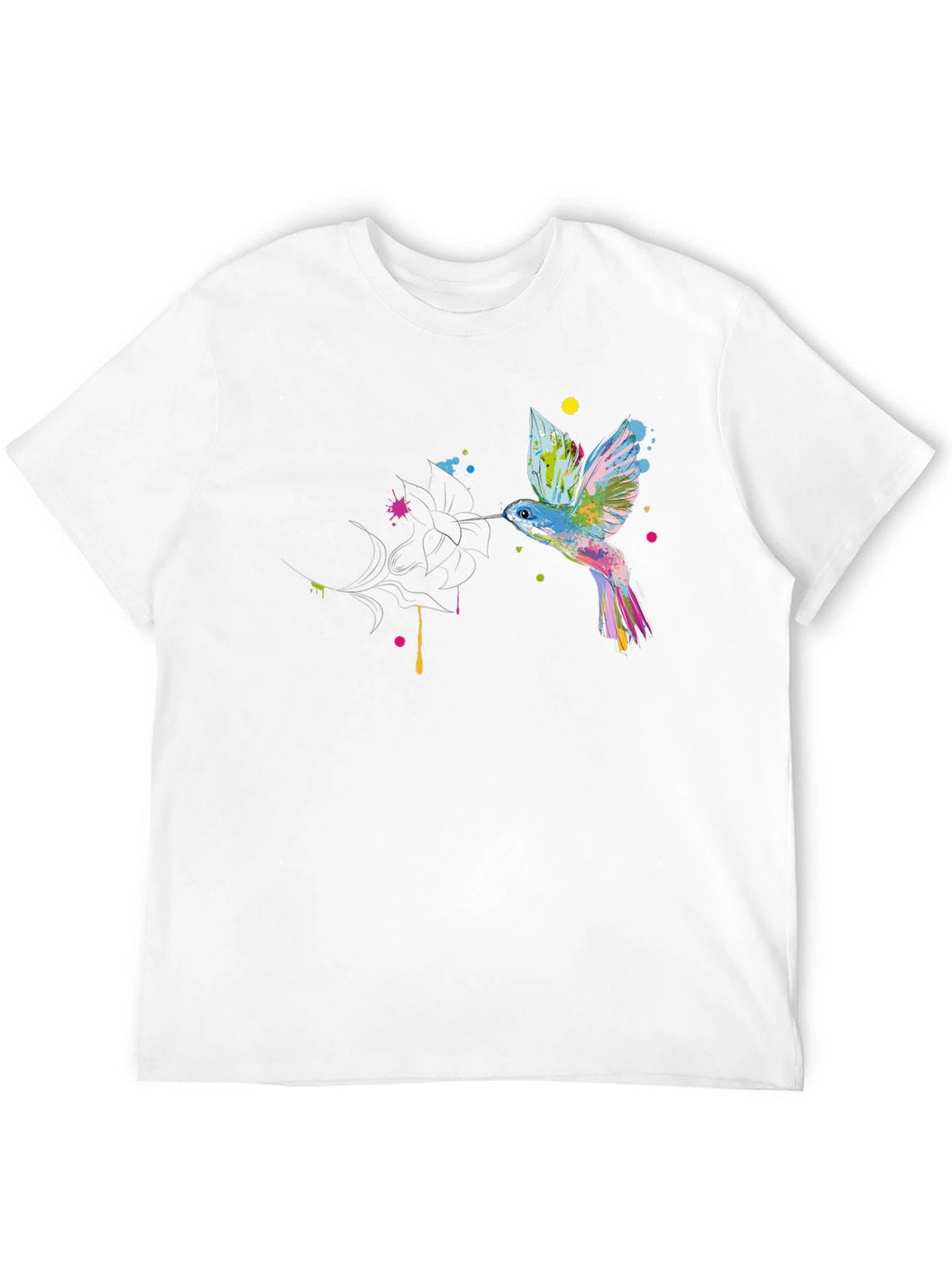 Hummingbird Graphic Black T-Shirt