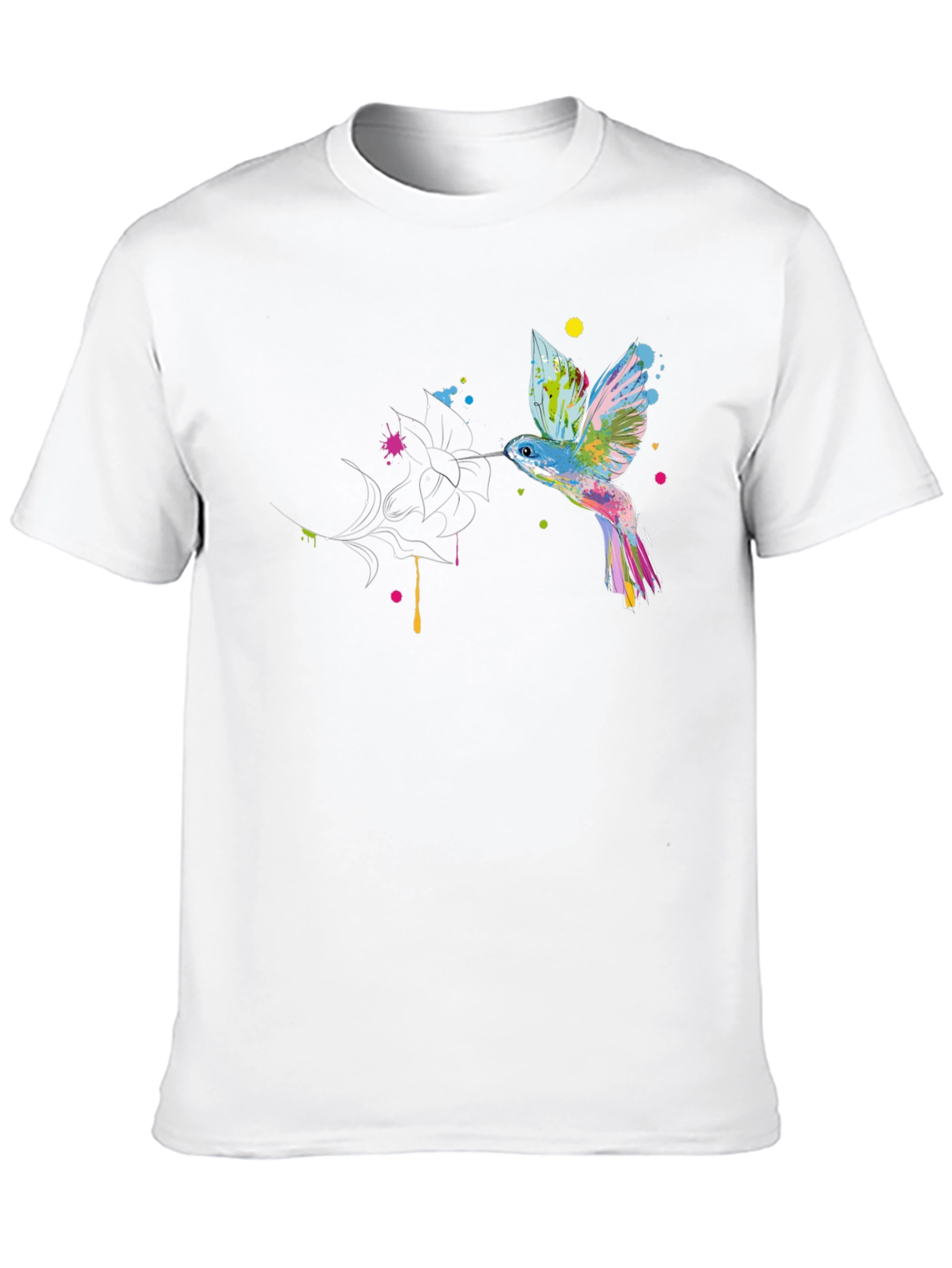 Hummingbird Graphic Black T-Shirt