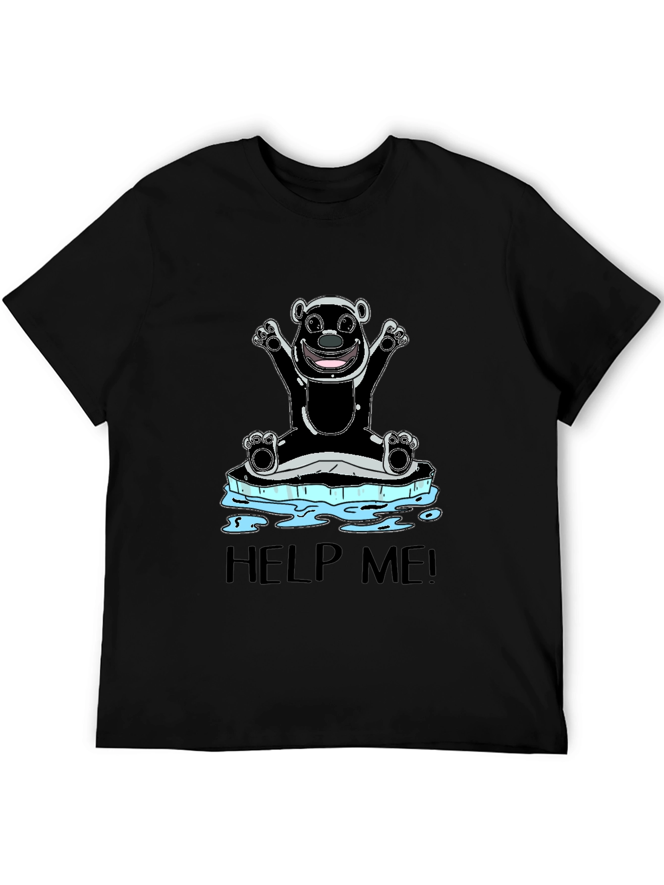 Help Me Polar Bear Graphic Tee